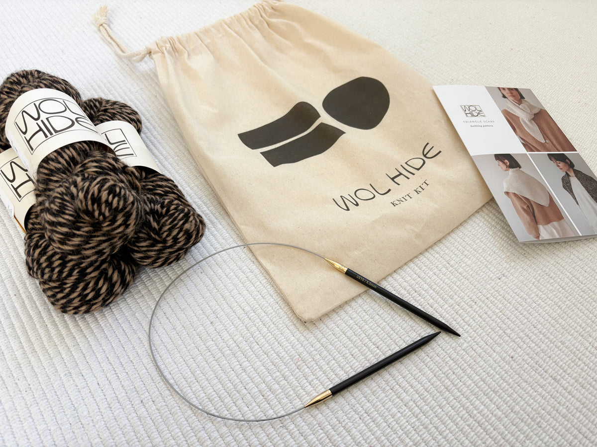 Knit Kit : Triangle Scarf