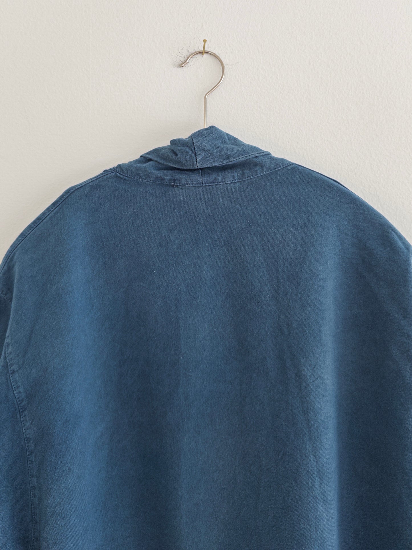 Twill Tie Trench : Indigo