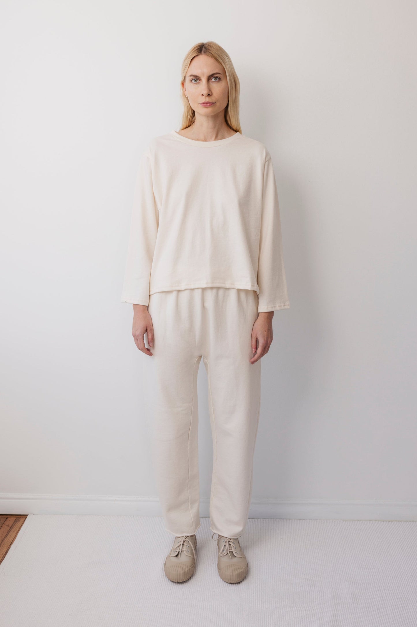 Long Sleeve Tee : Natural