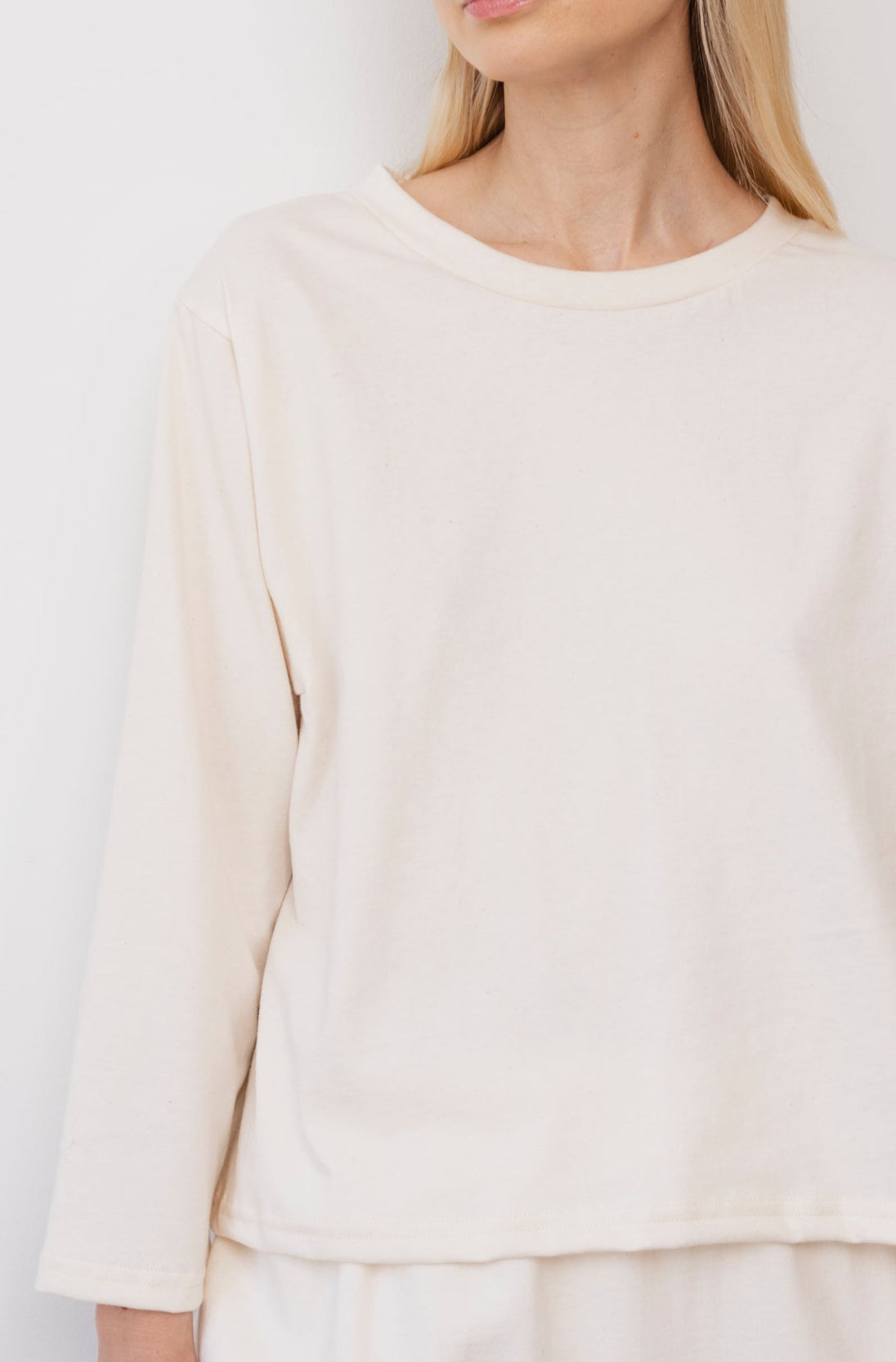 Long Sleeve Tee : Natural