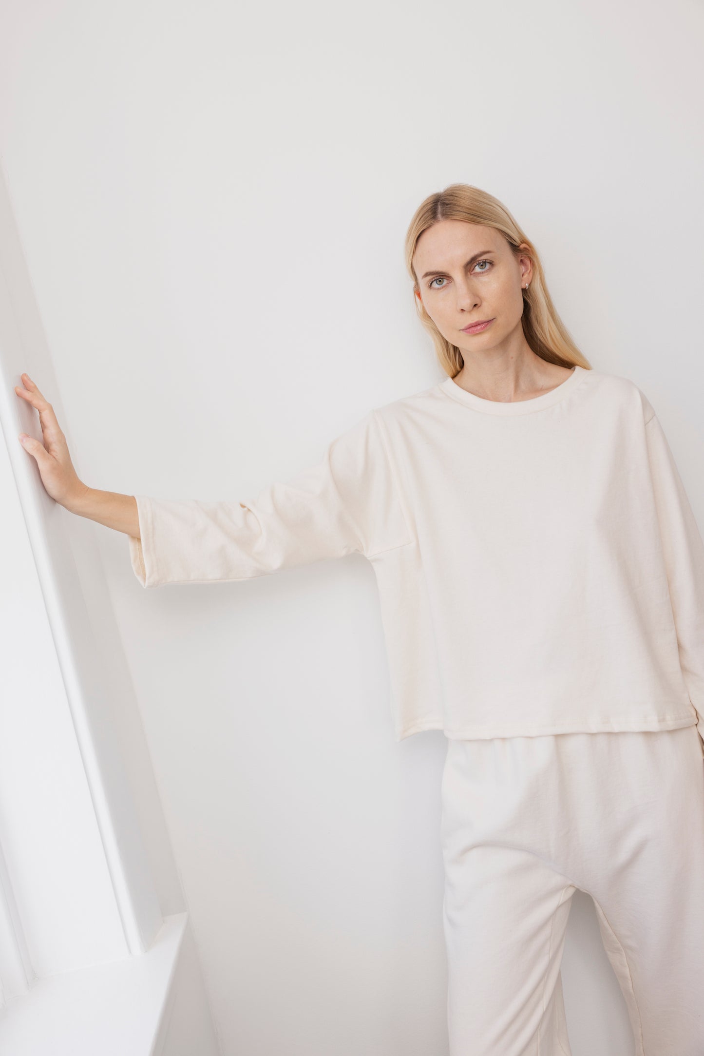 Long Sleeve Tee : Natural