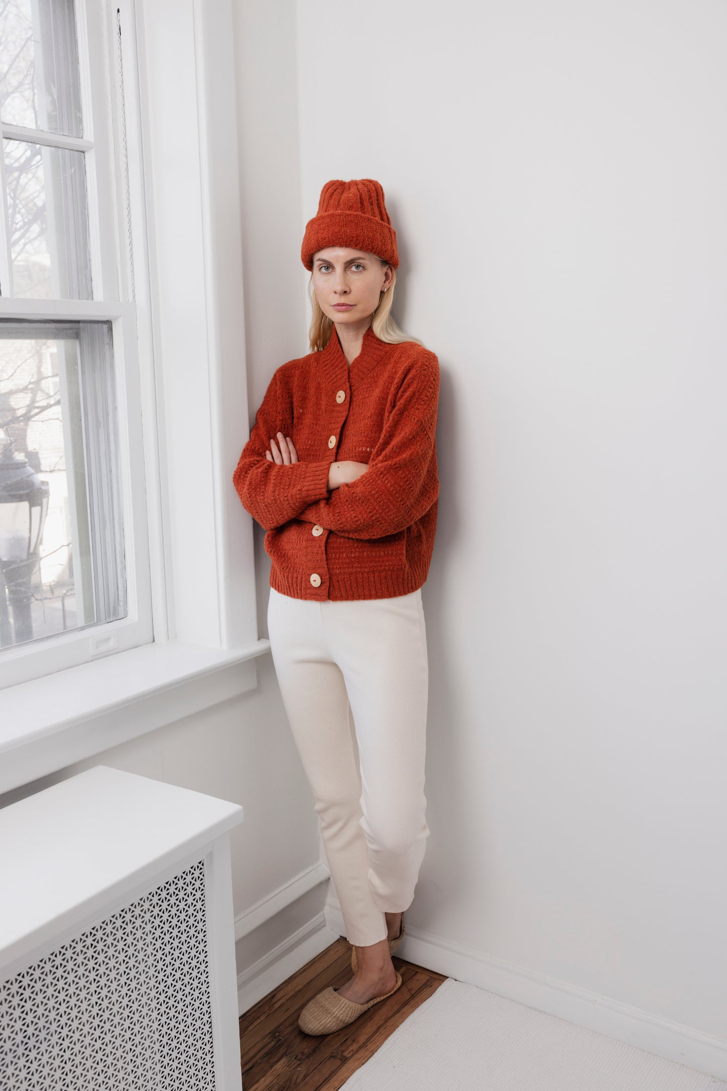 Rib Hat : Sienna