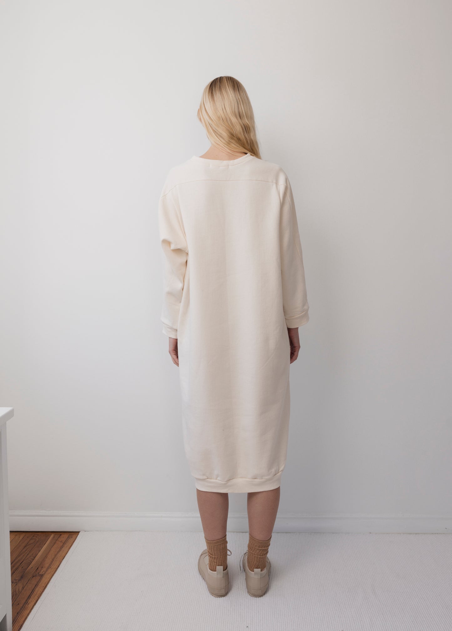 Sweatshirt Dress : Natural