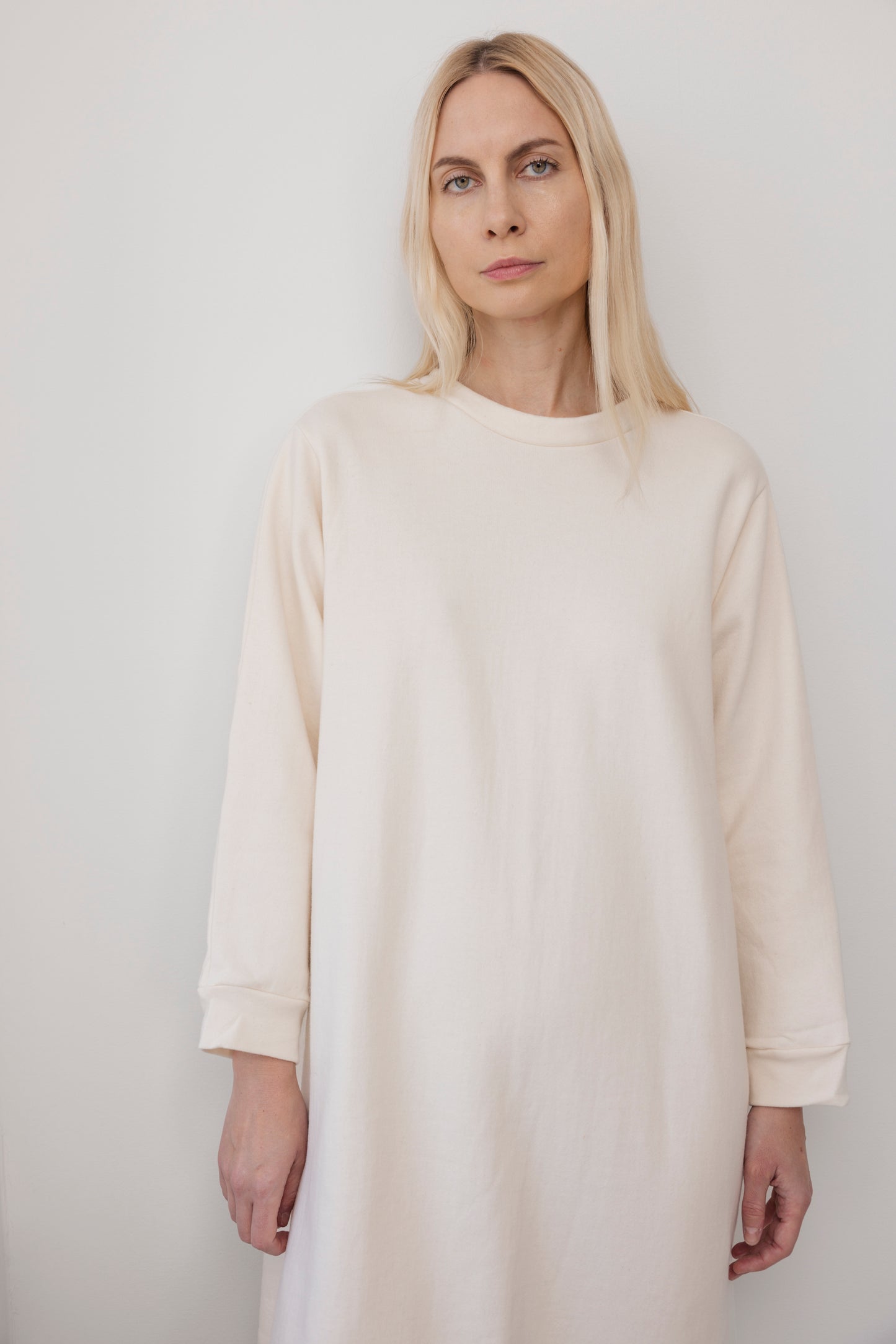 Sweatshirt Dress : Natural