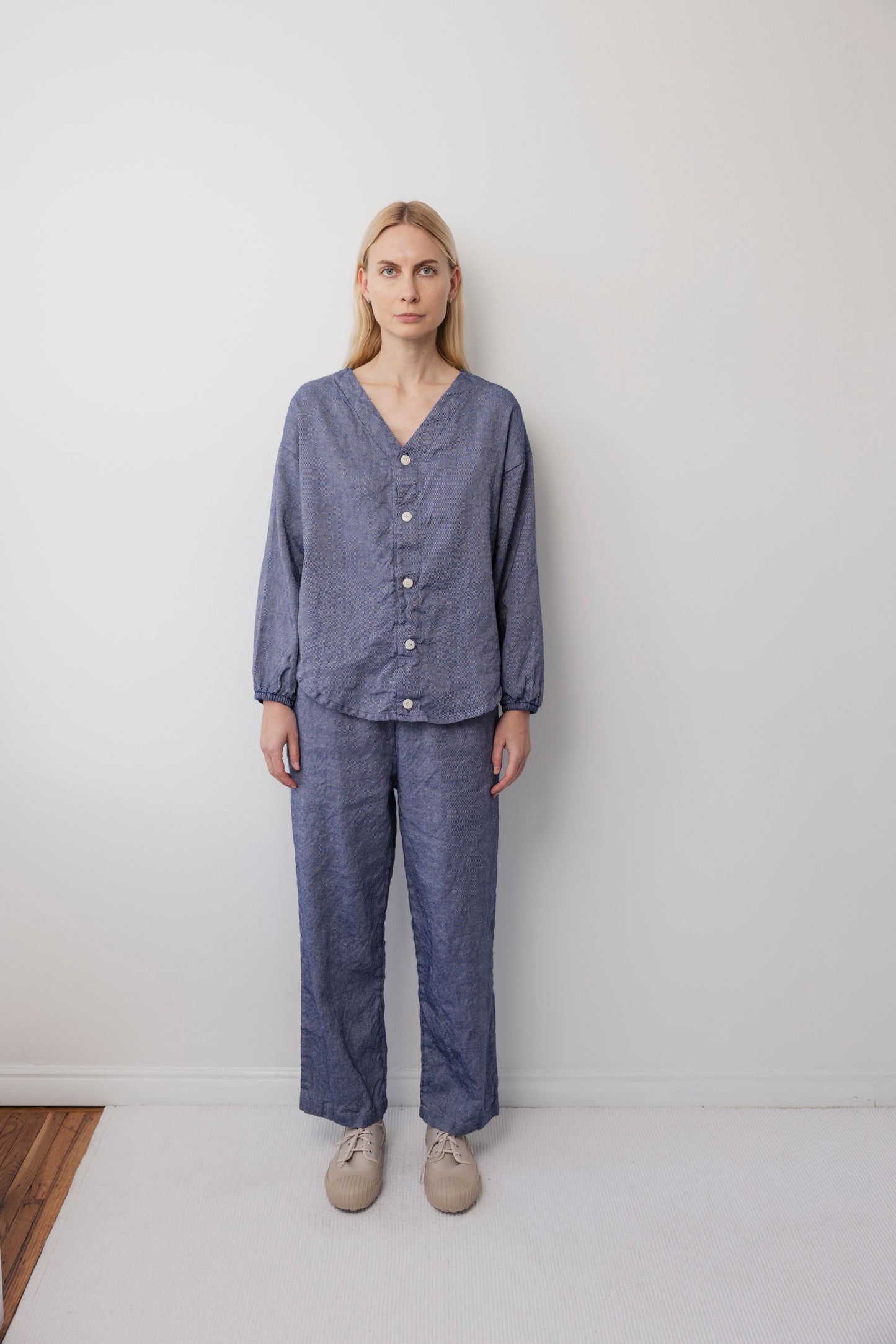 Hemp Pant : Chambray