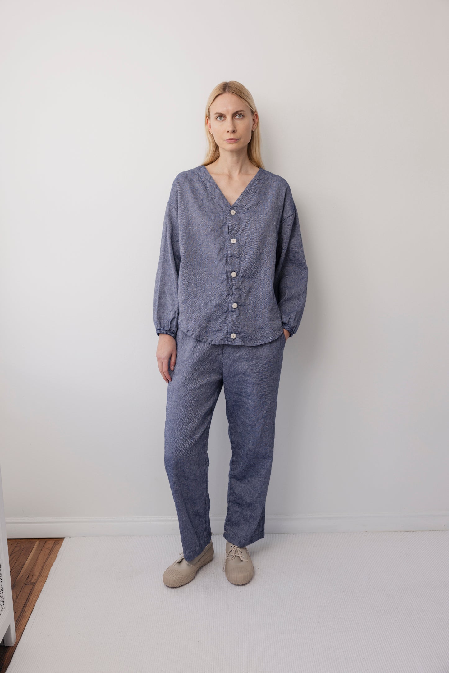Hemp Pant : Chambray