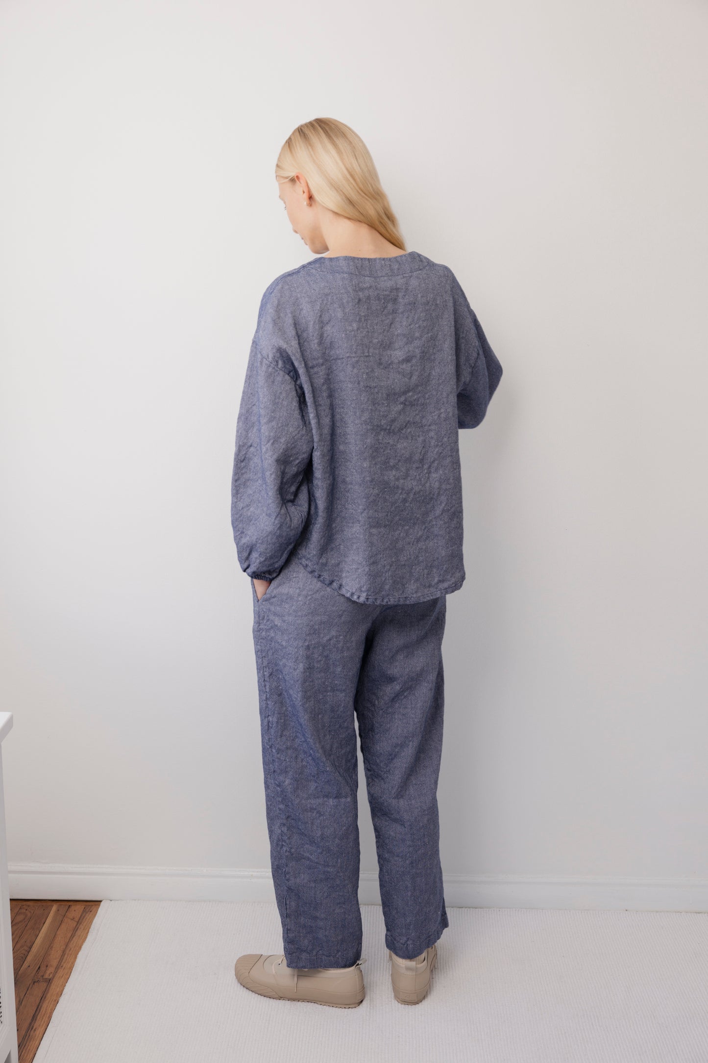 Hemp Pant : Chambray