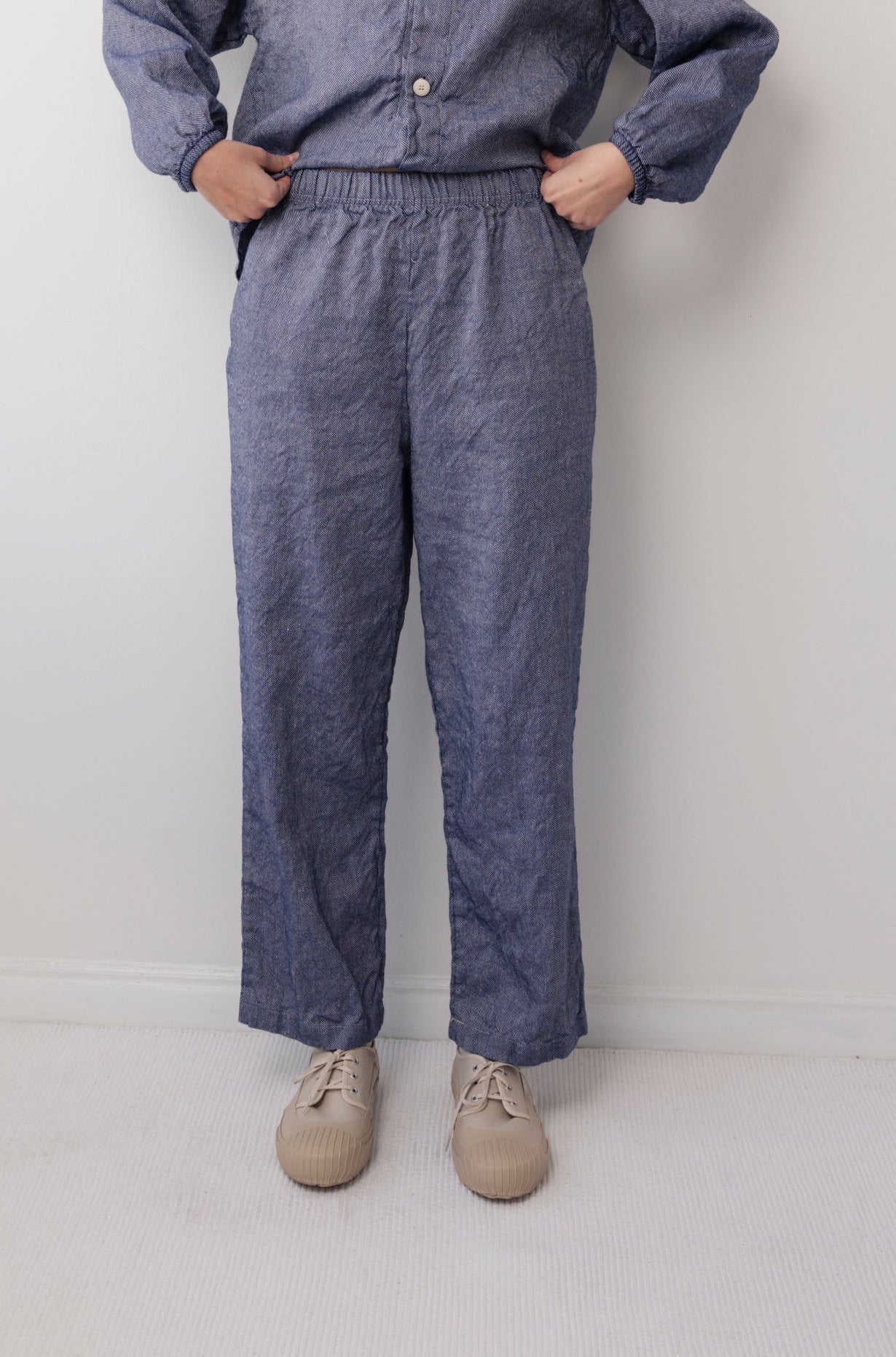 Hemp Pant : Chambray