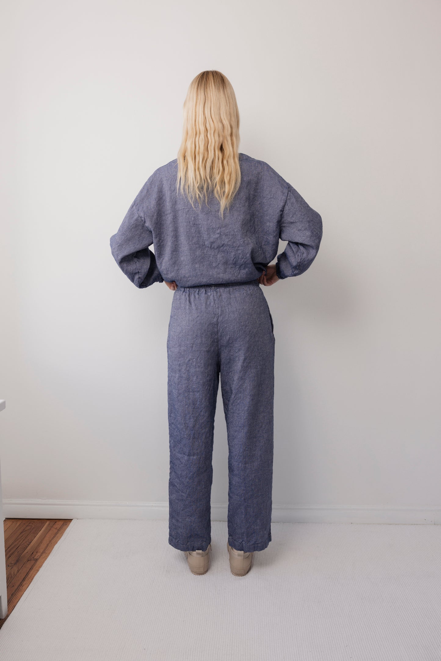 Hemp Pant : Chambray