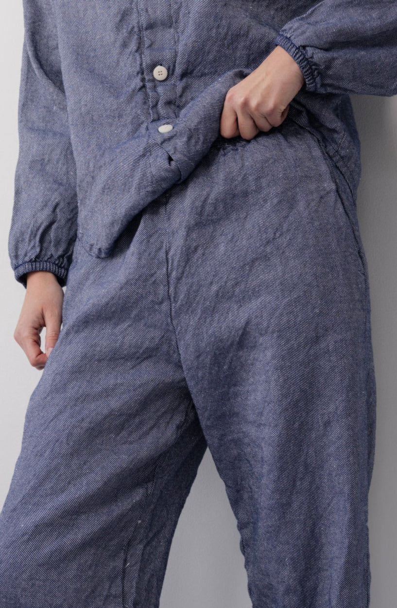 Hemp Pant : Chambray