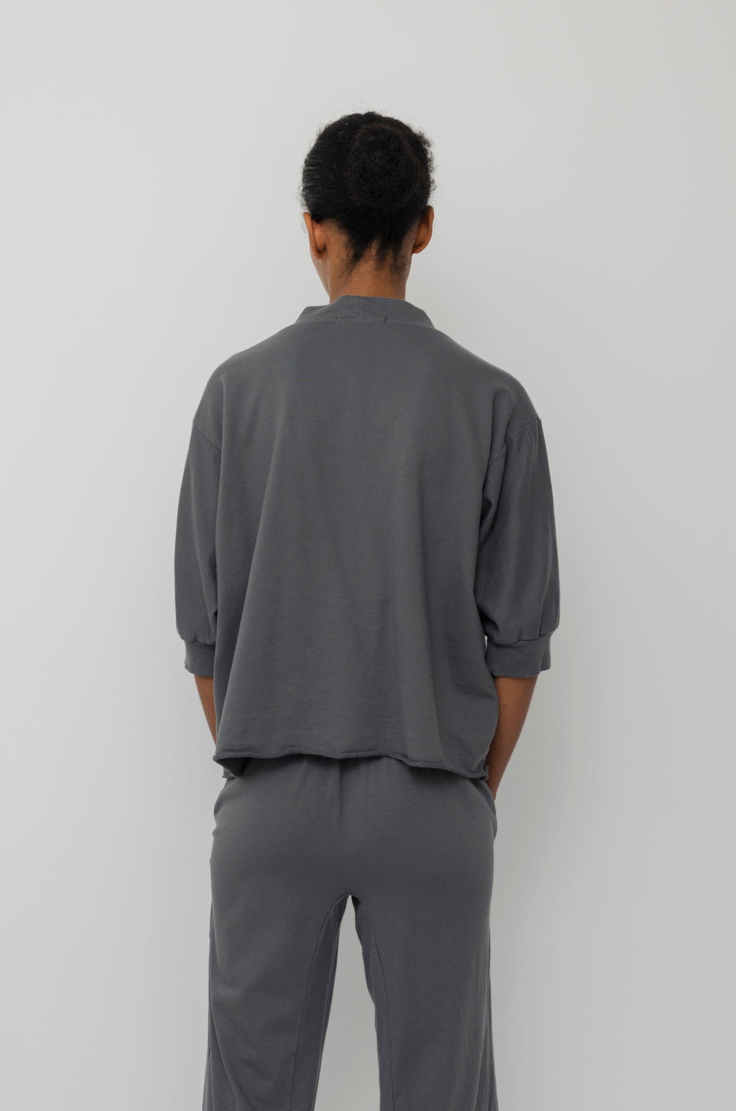 Short Sleeve Sweatshirt : Stone