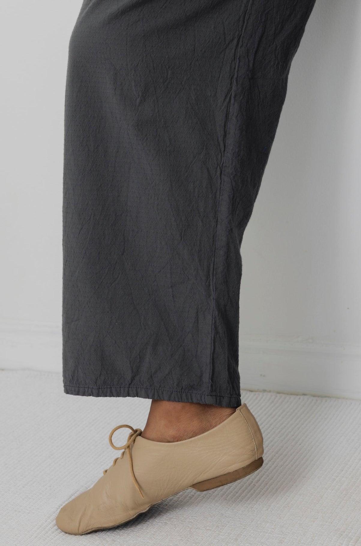 Wide Trouser : Stone