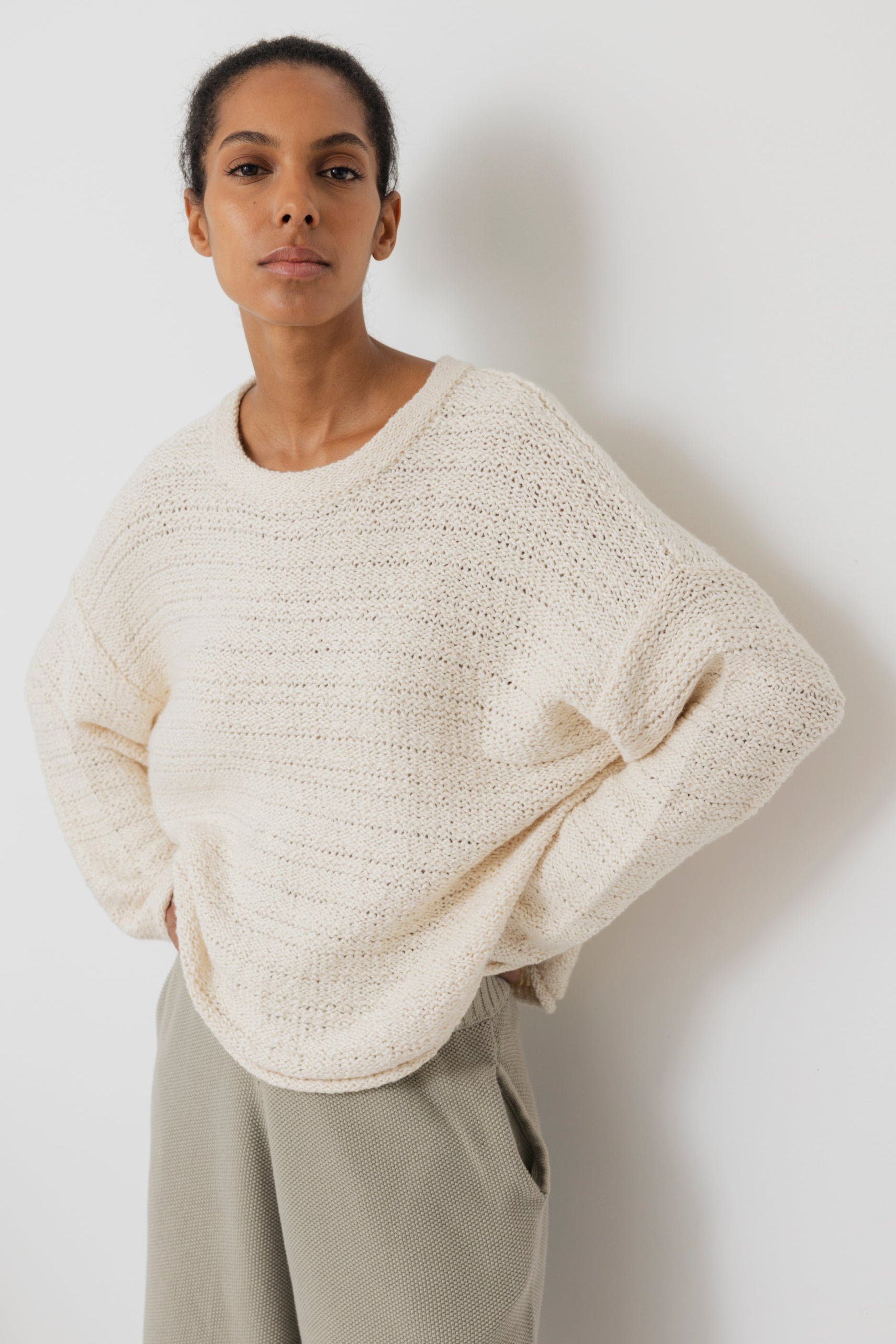 Loose Pullover : Natural