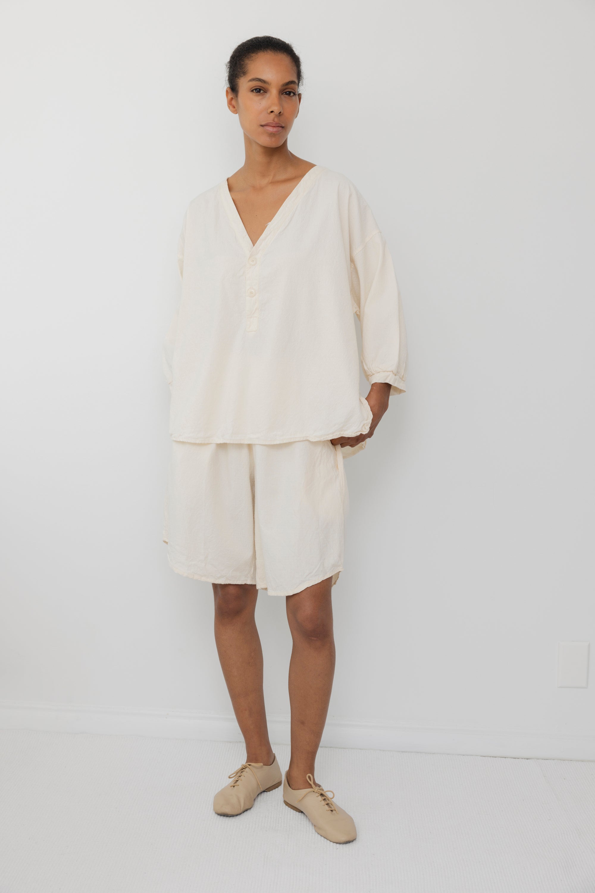 Woven Popover : Natural