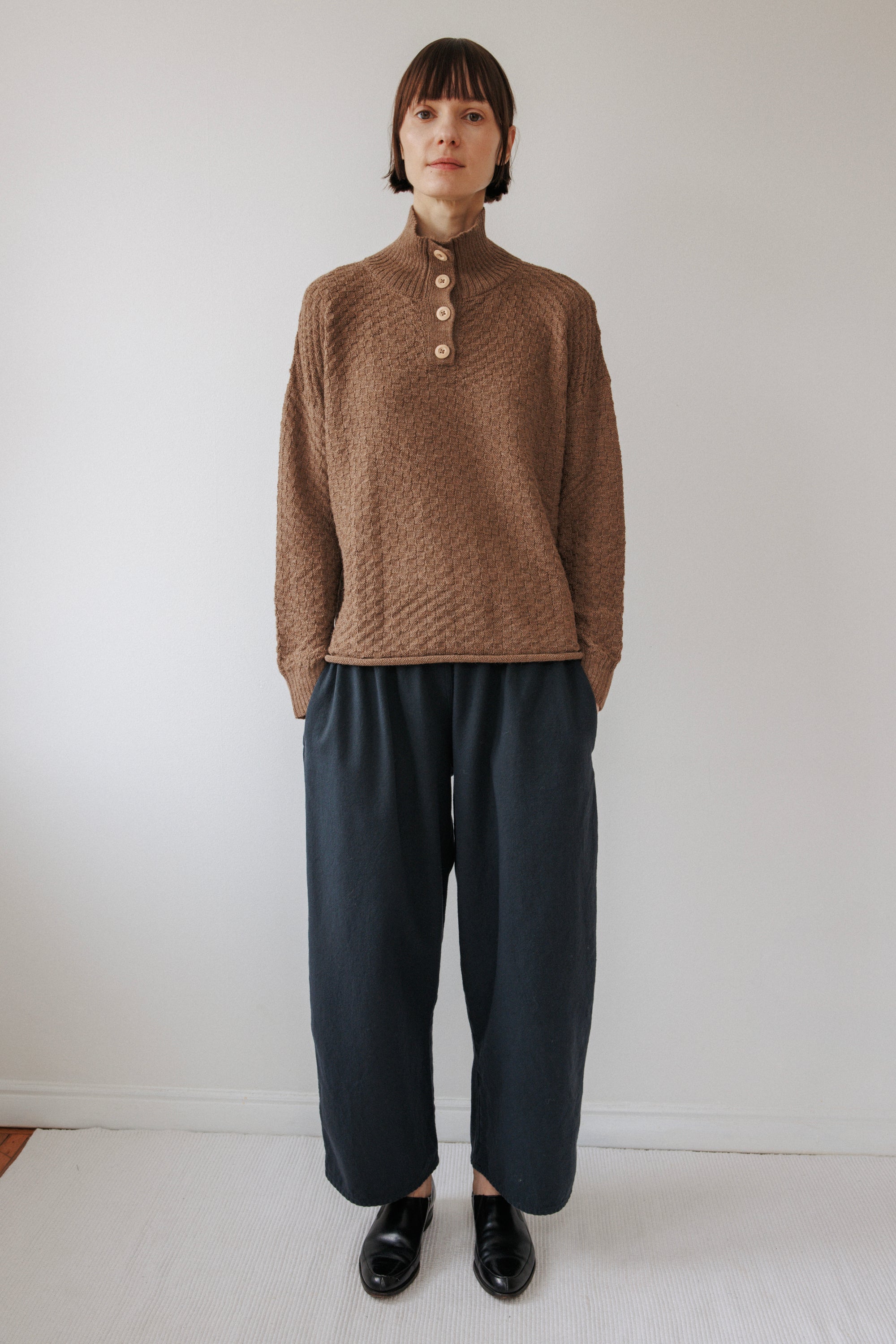 Lattice Henley : Camel