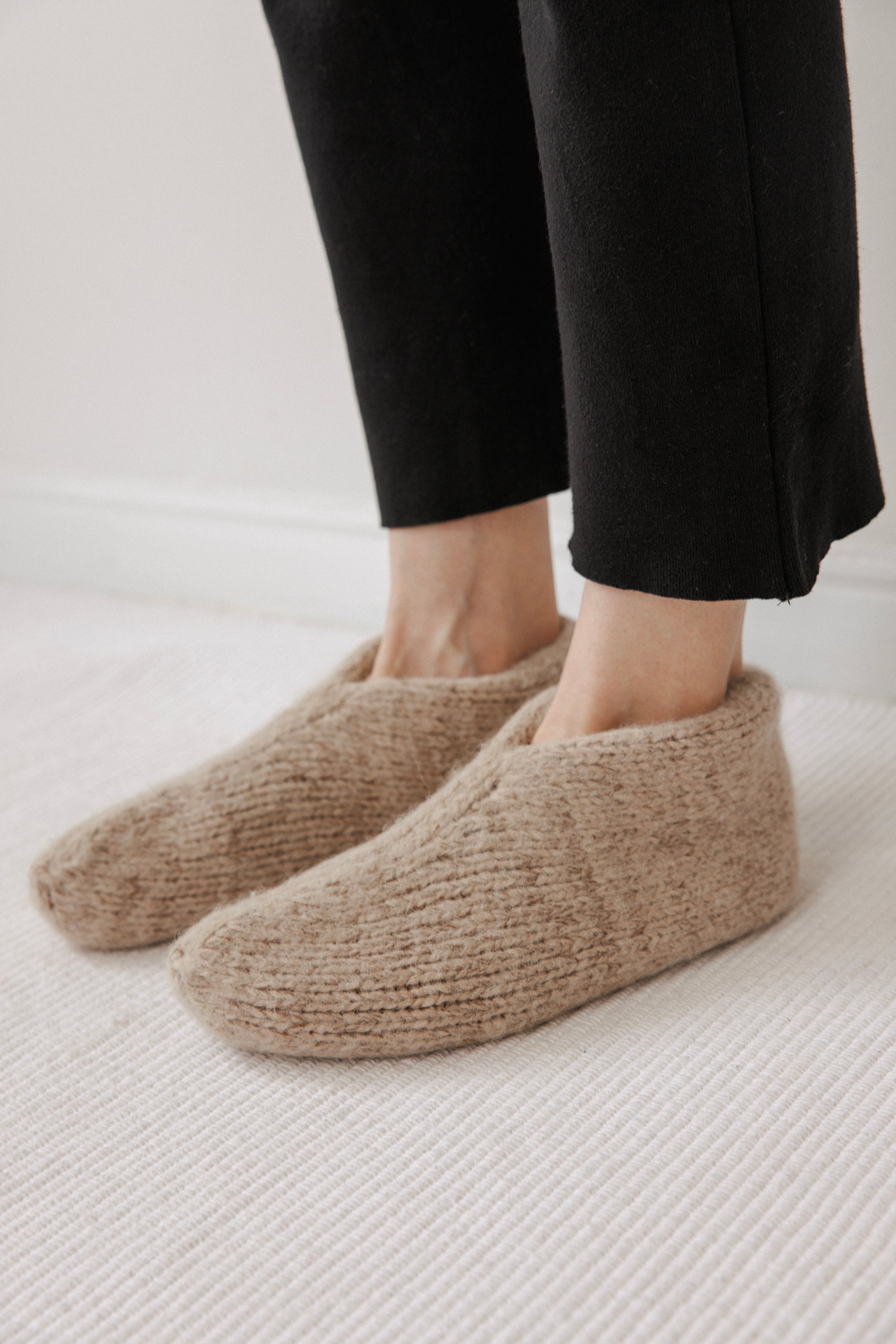 Felted Slipper : Driftwood