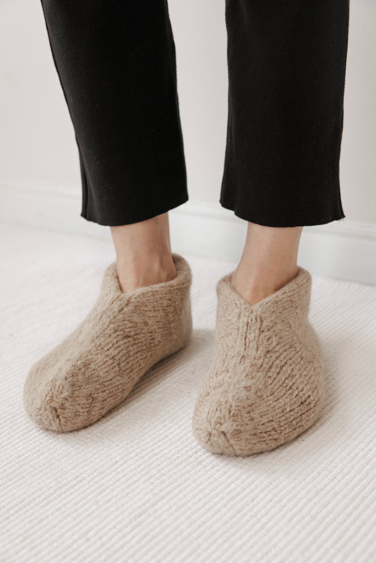Felted Slipper : Driftwood