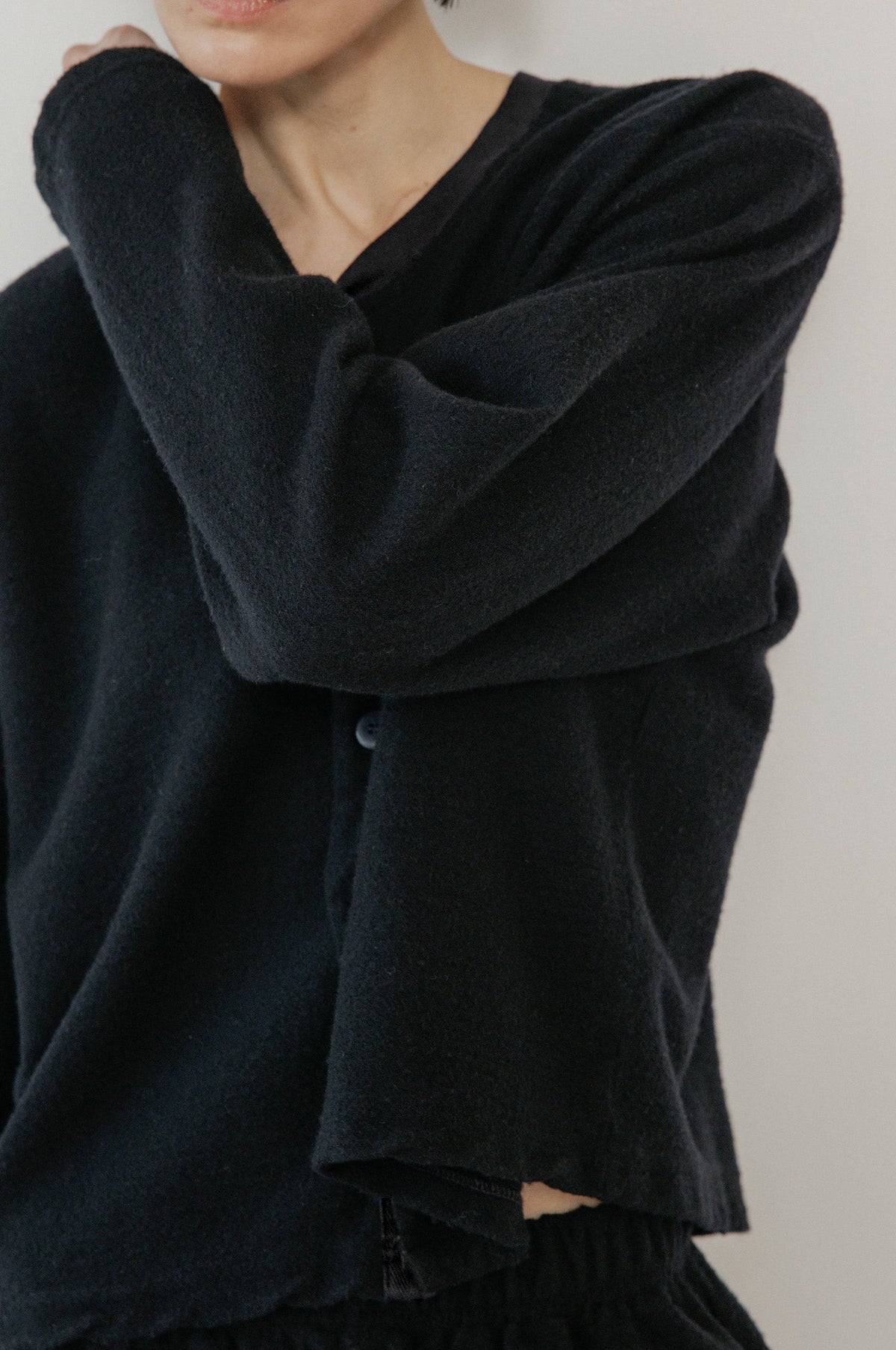 Brushed Wool Liner : Black