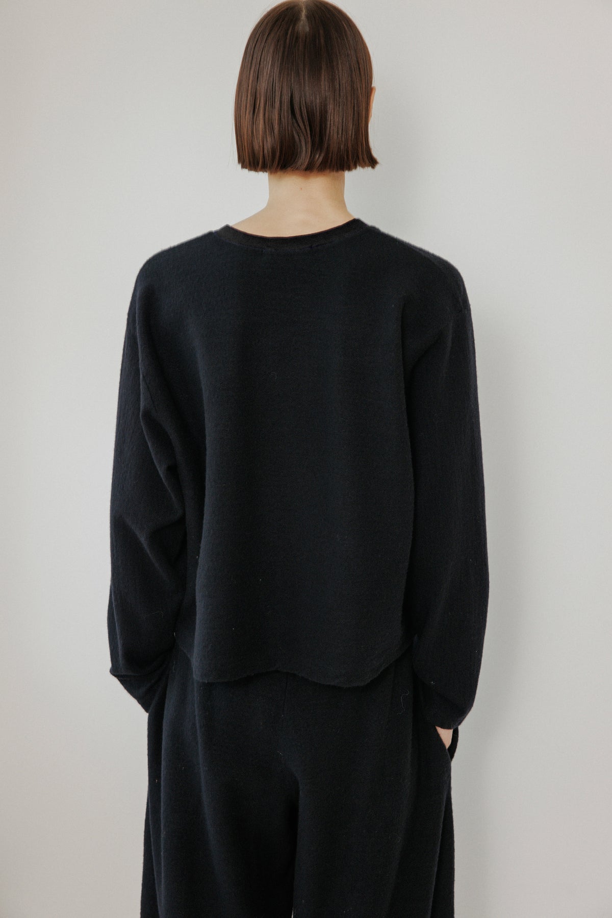 Brushed Wool Liner : Black