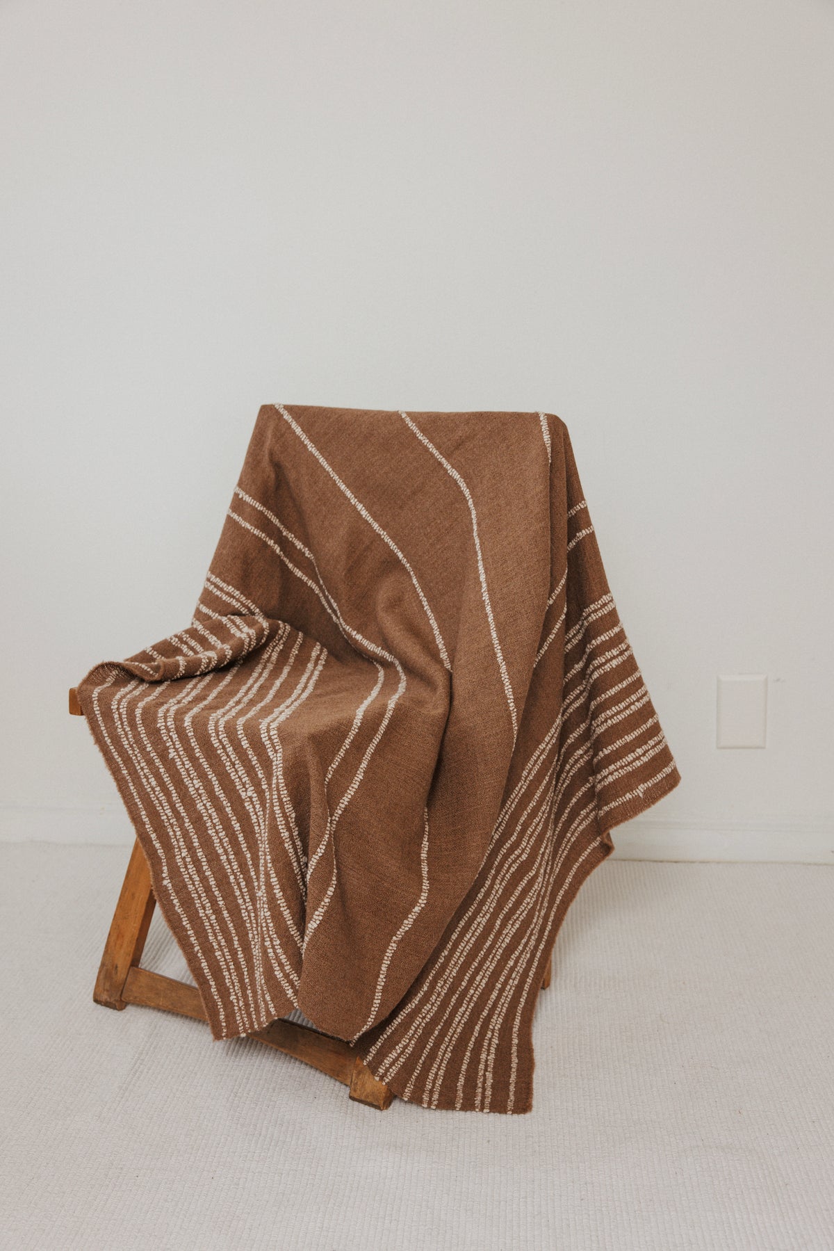 Handwoven Throw : Camel