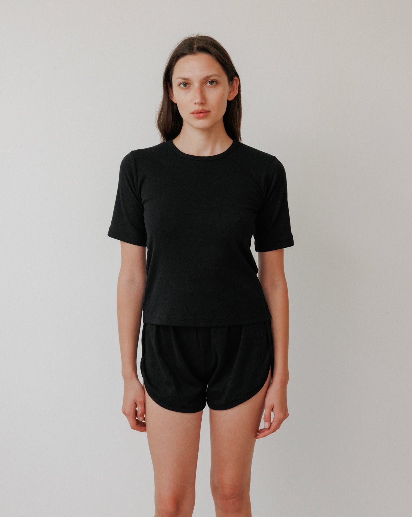 Rib Tee : Black
