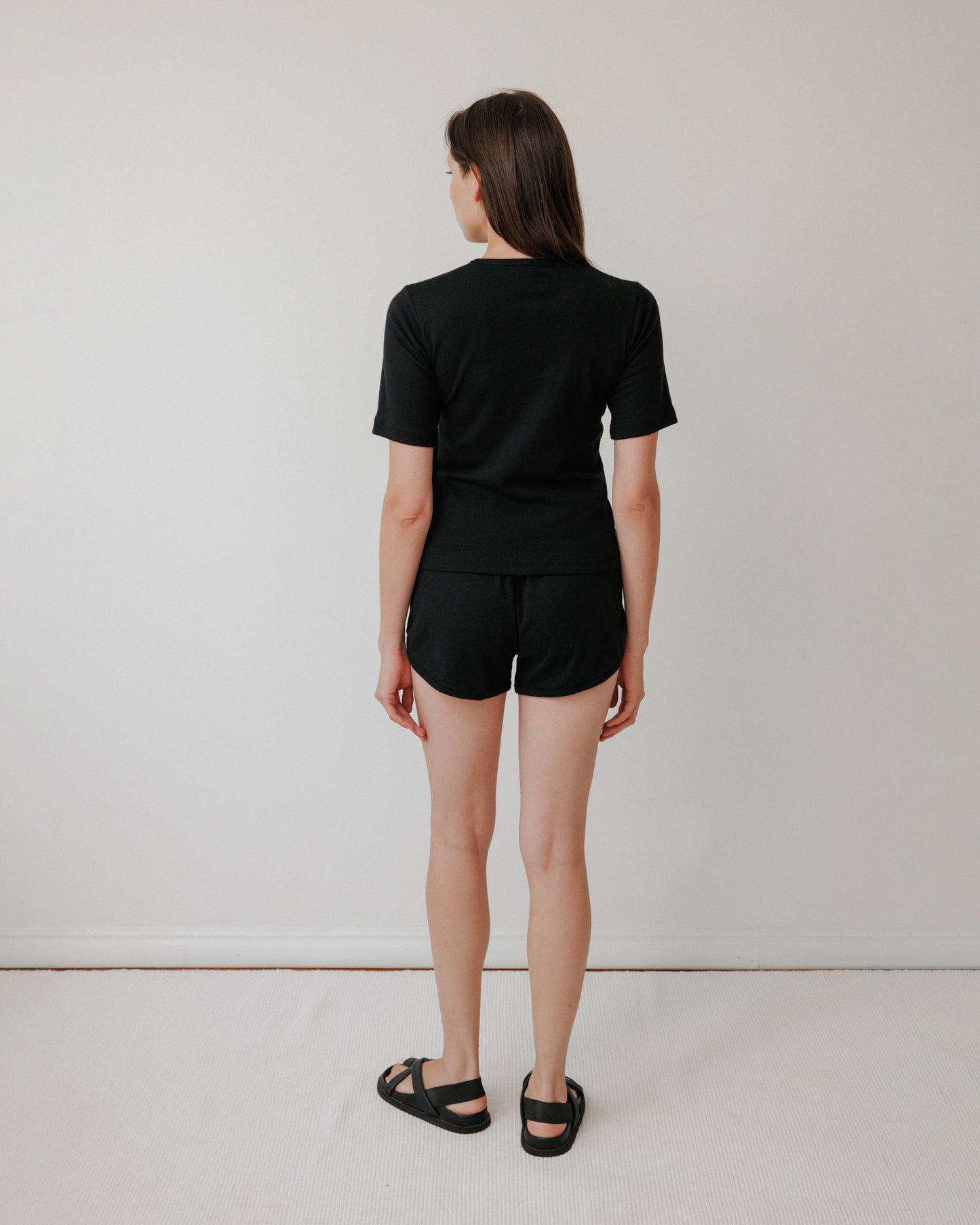 Rib Tee : Black