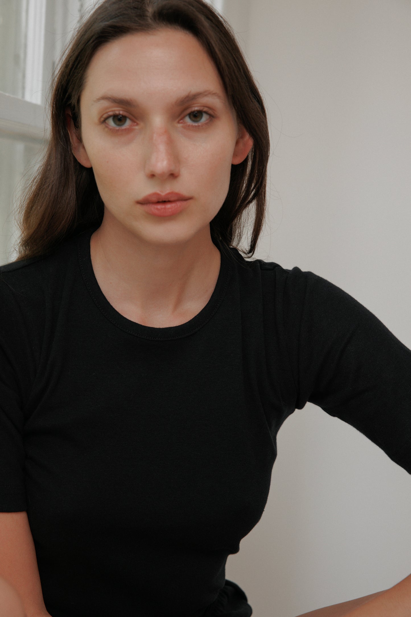 Rib Tee : Black