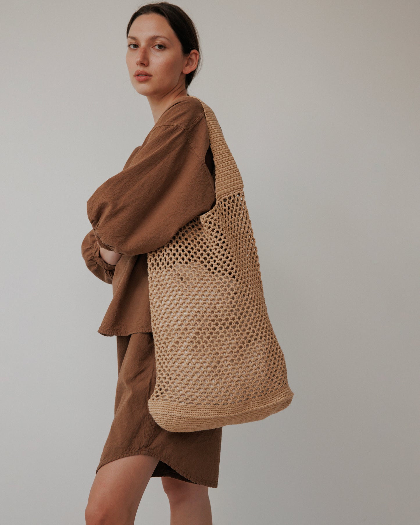 Crochet Tote : Sand