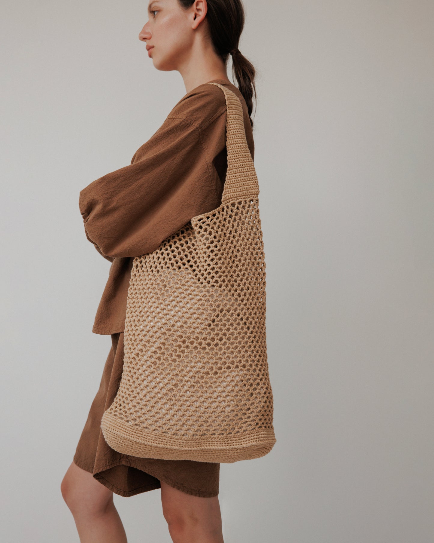 Crochet Tote : Sand