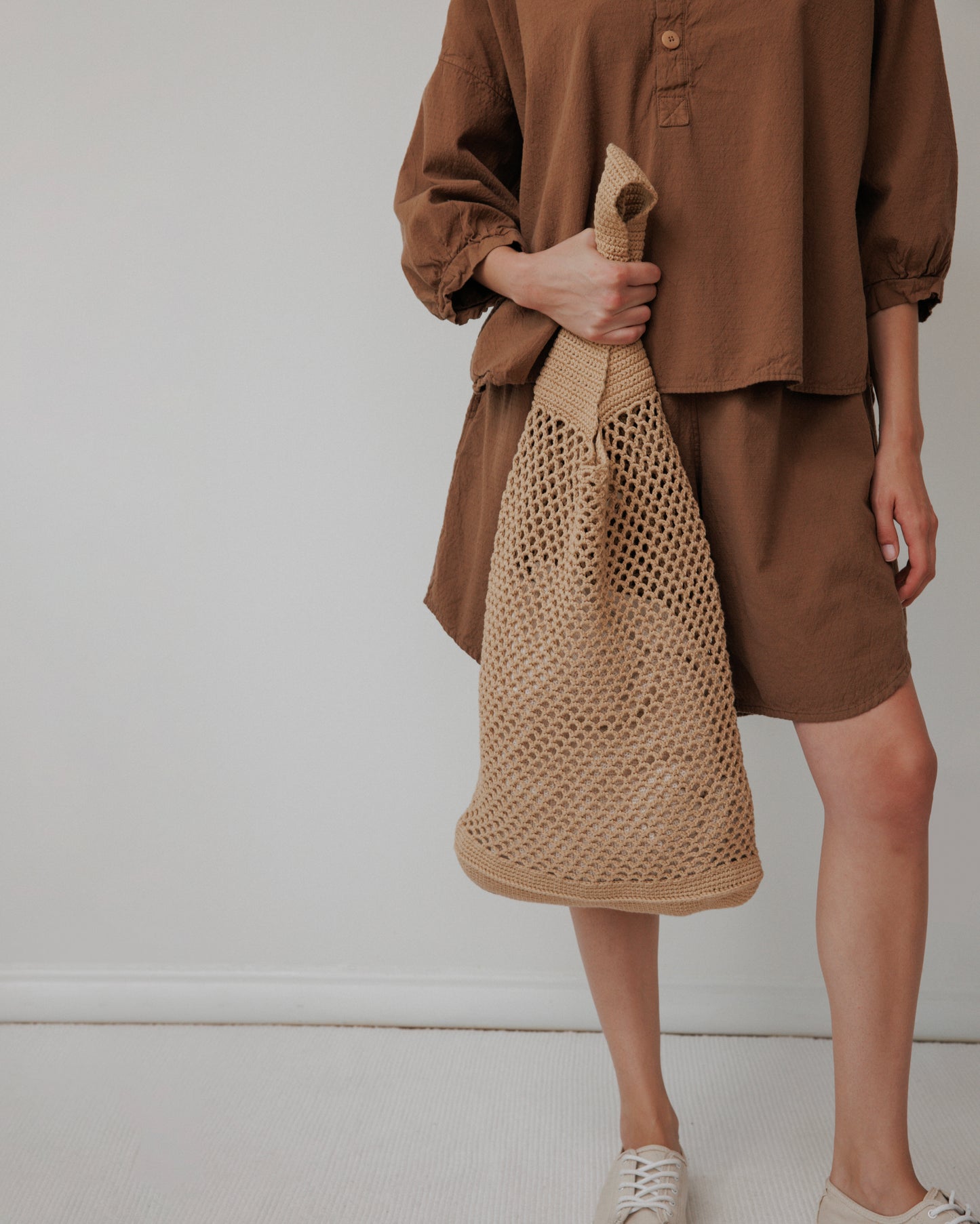 Crochet Tote : Sand