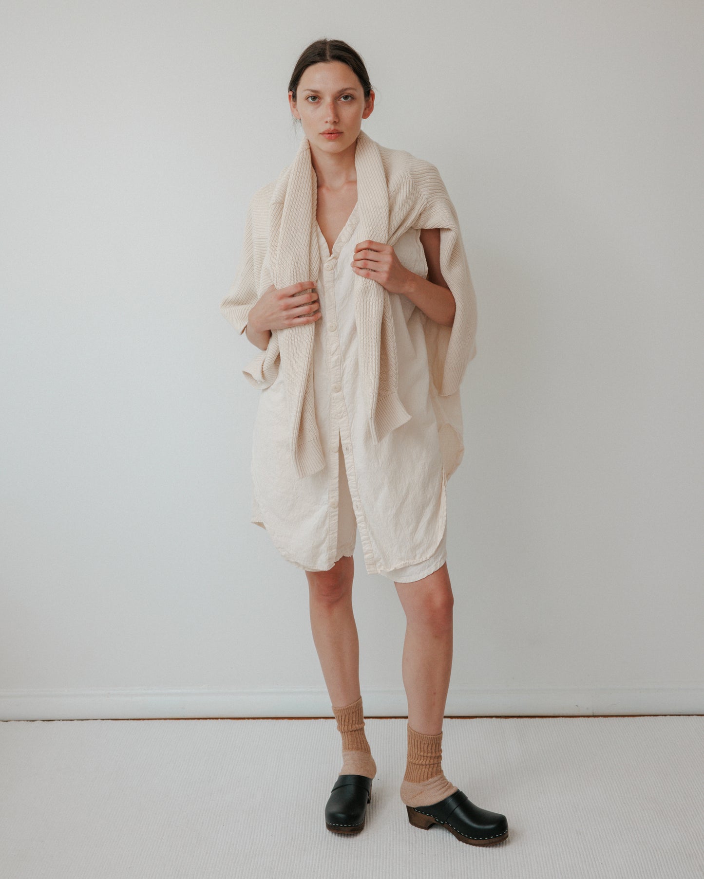 Buttondown Tunic : Natural