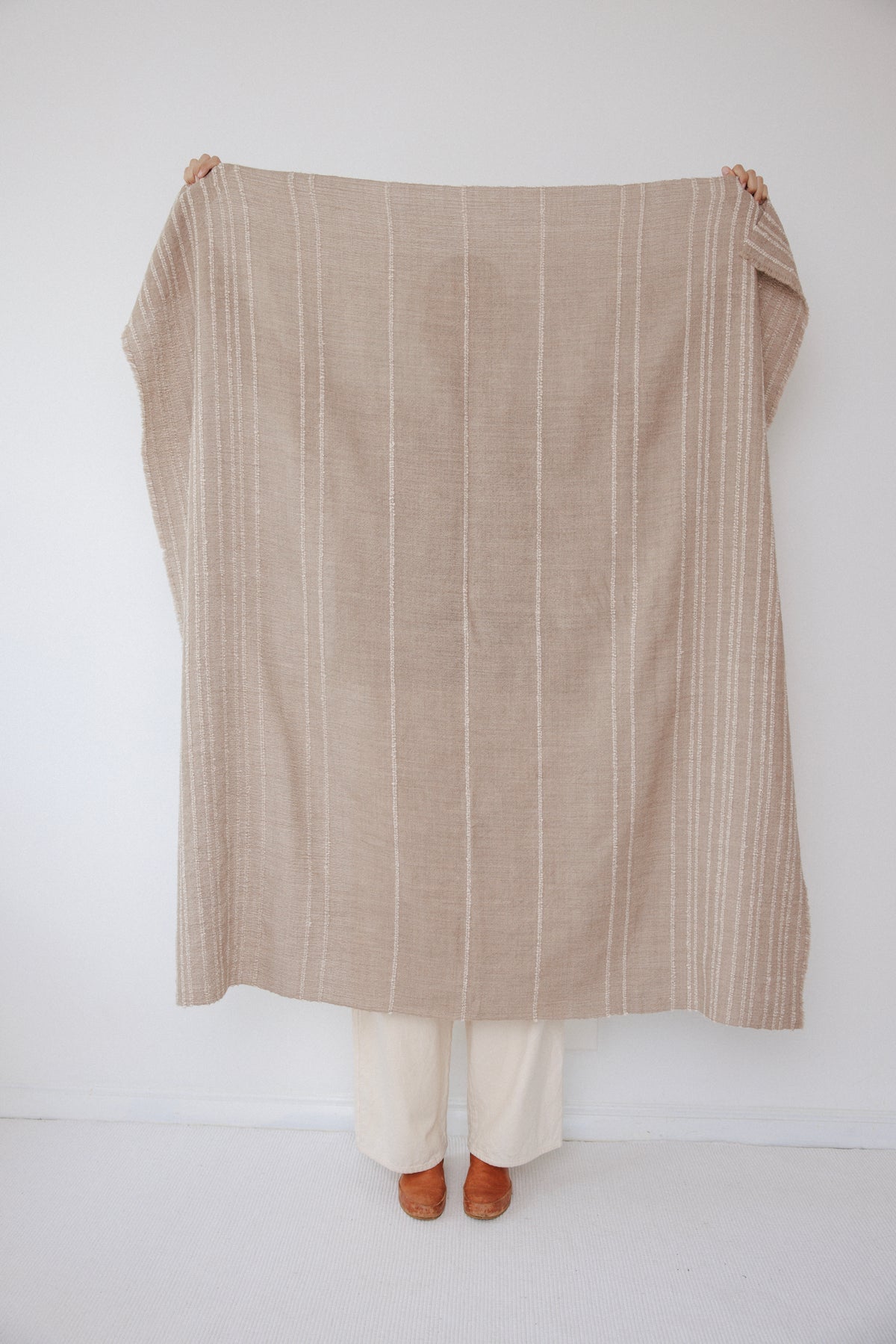 Handwoven Throw : Oatmeal