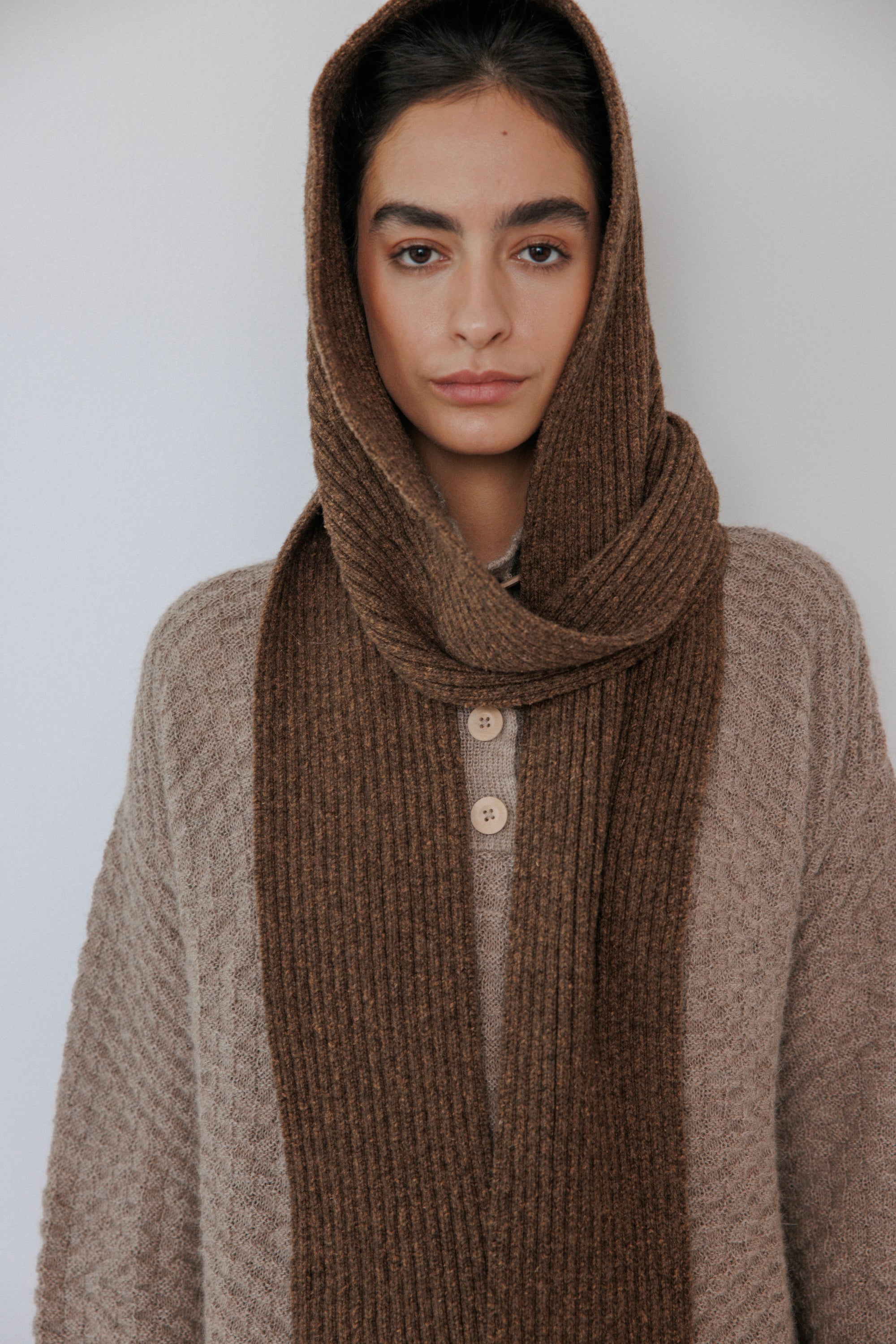 Wrap Scarf : Umber