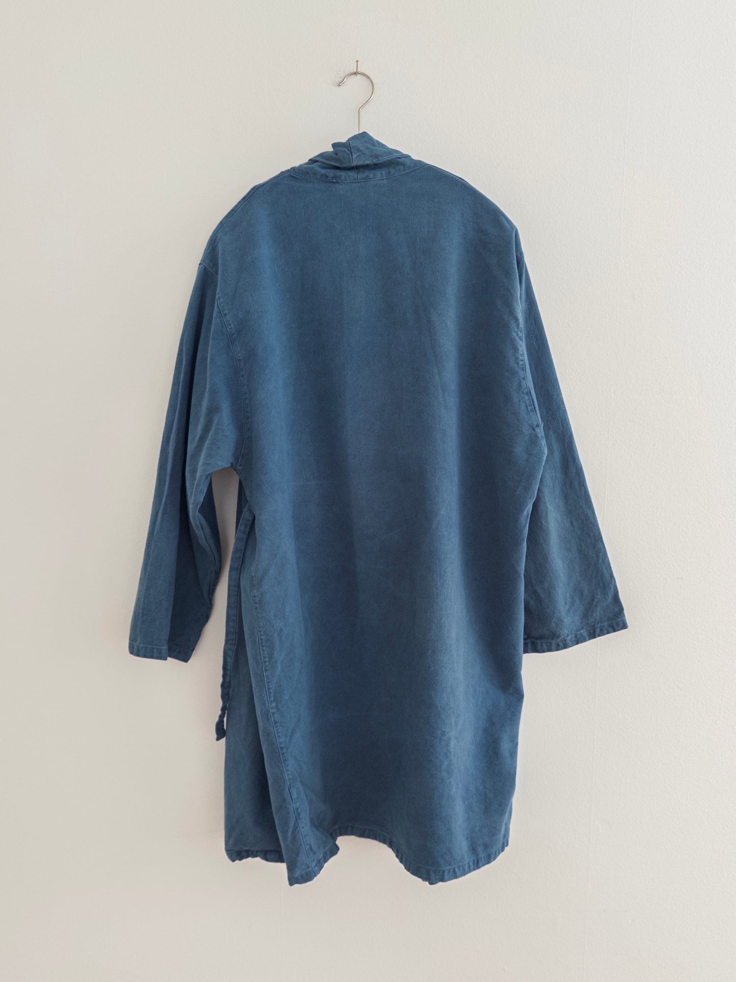 Twill Tie Trench : Indigo