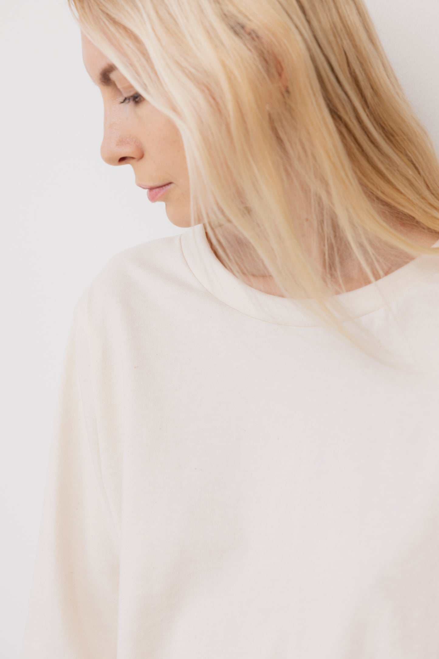 Long Sleeve Tee : Natural