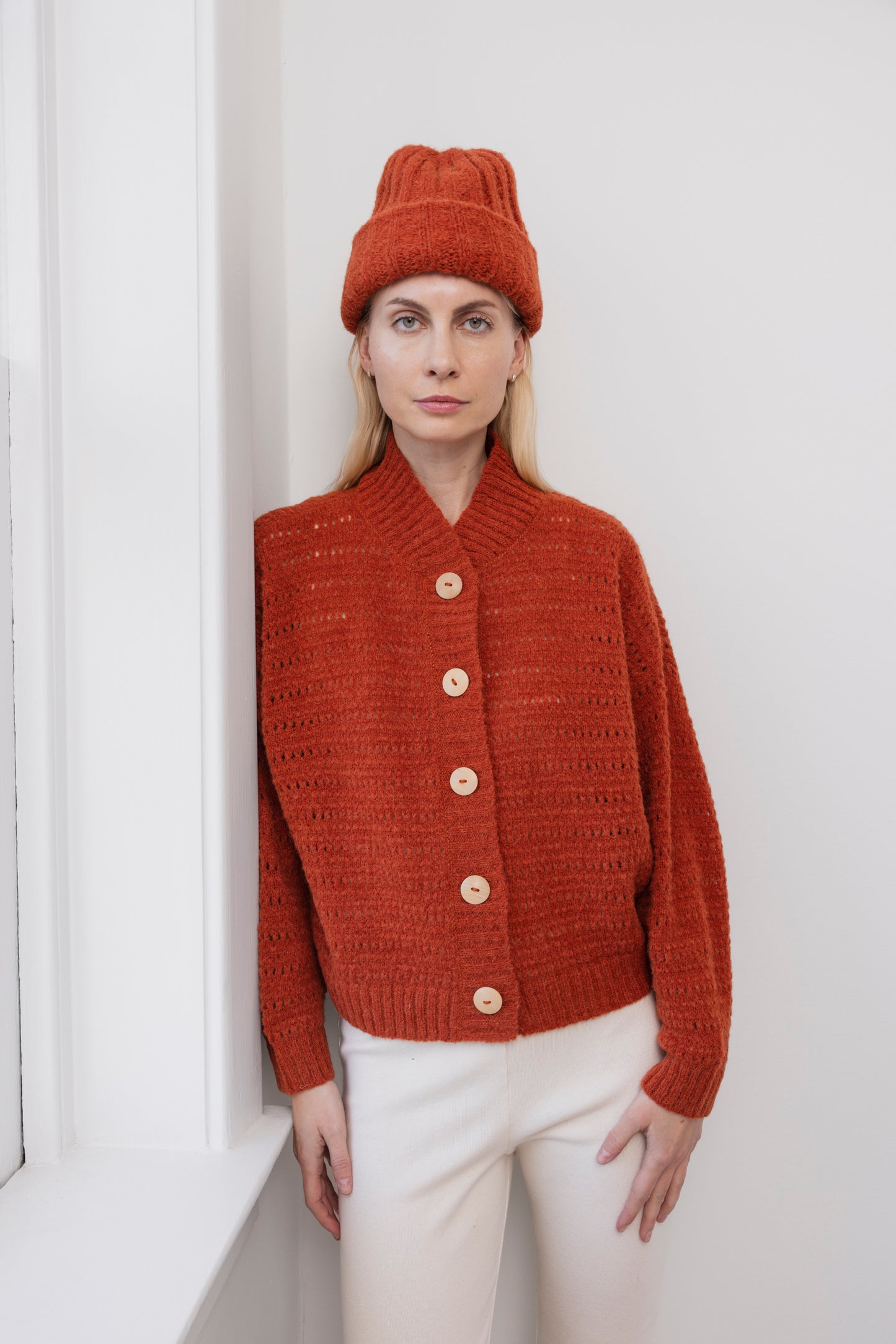 Rib Hat : Sienna