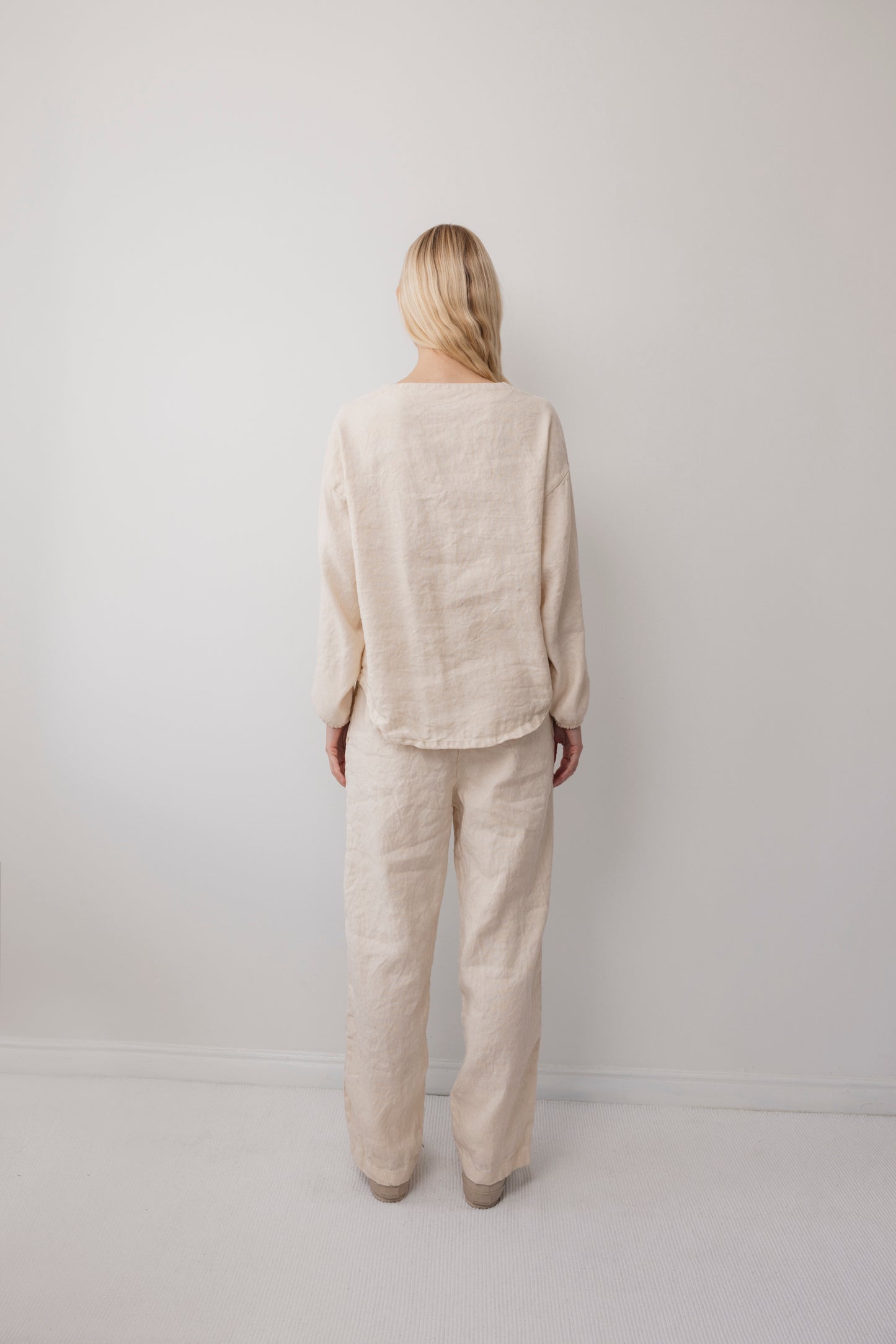 Hemp Button Shirt : Natural