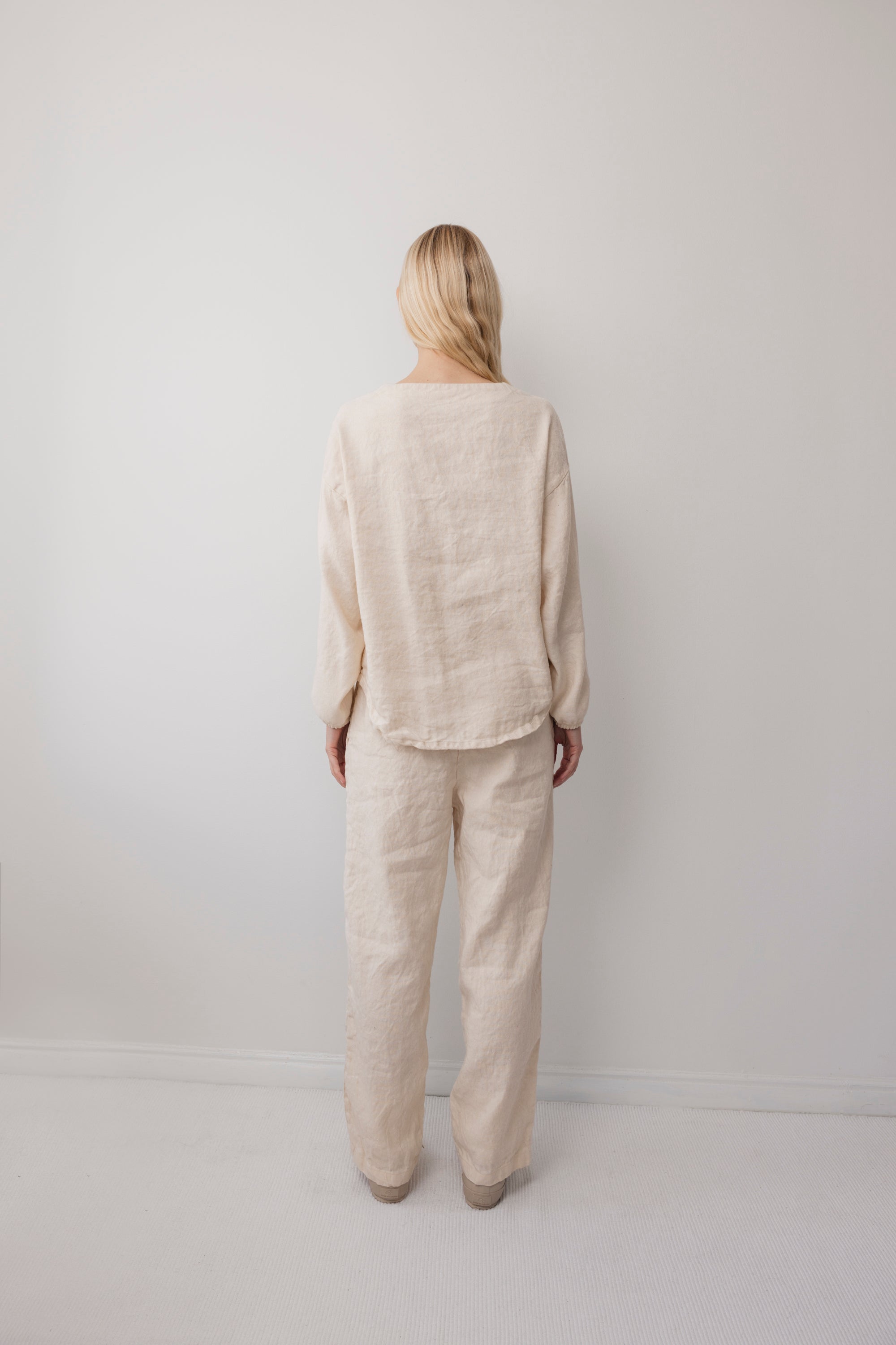 Hemp Button Shirt : Natural