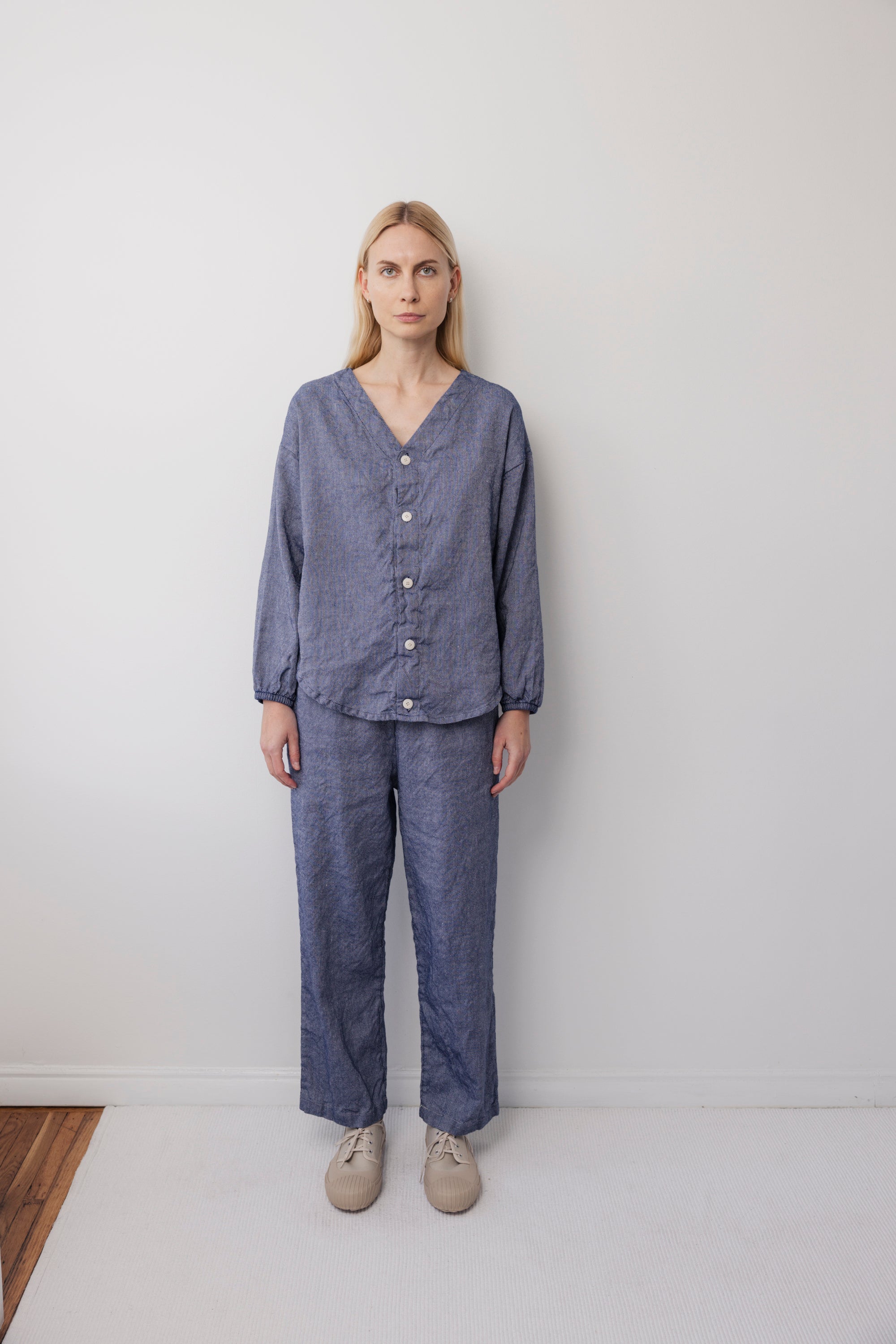 Hemp Pant : Chambray