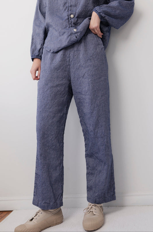 Hemp Pant : Chambray