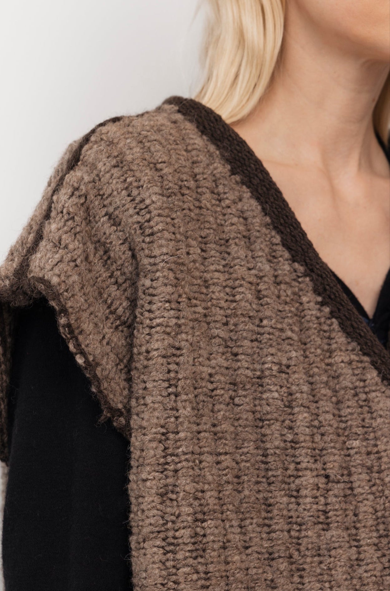 Knit / Weave Vest : Loam