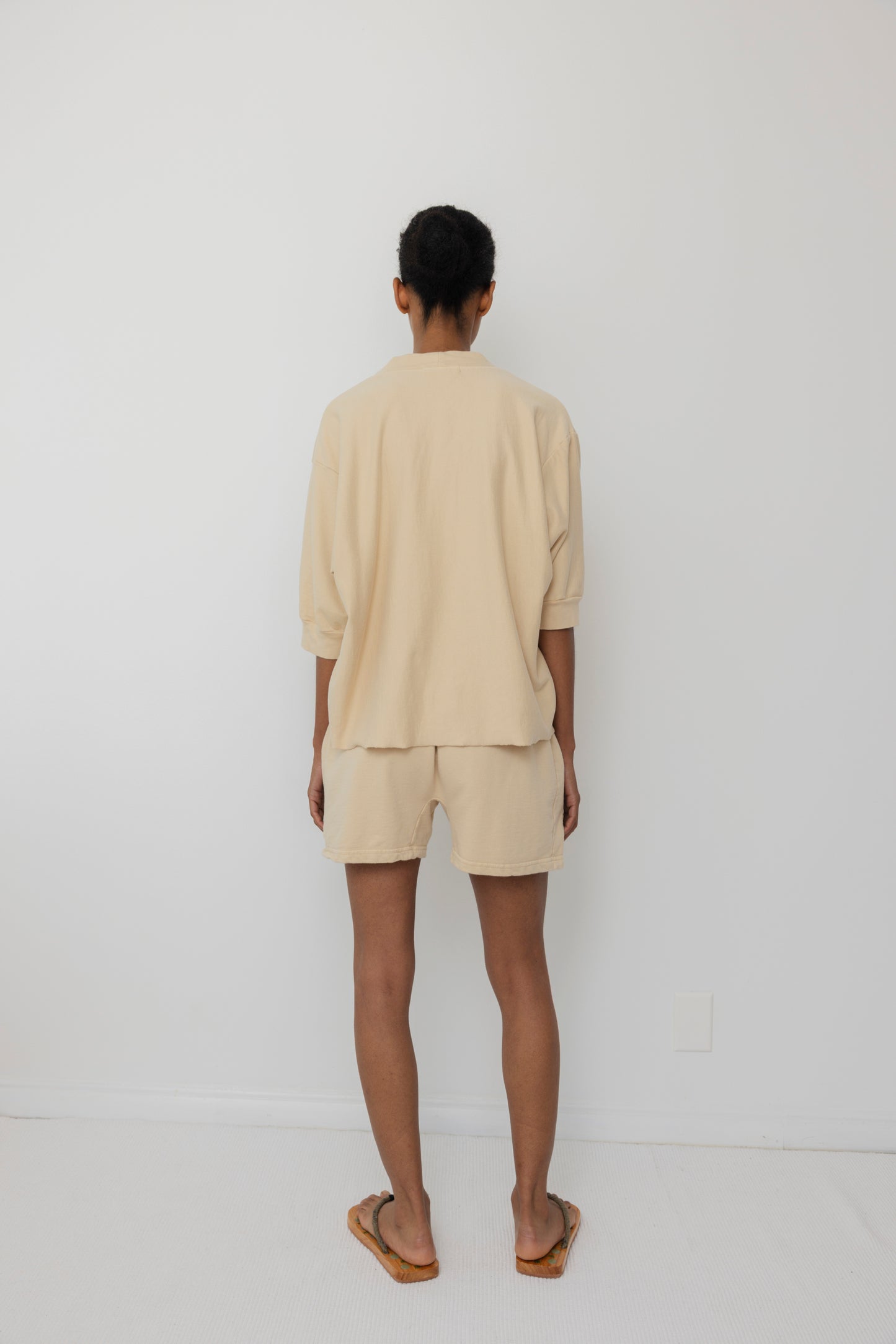 Short Sleeve Sweatshirt : Barley