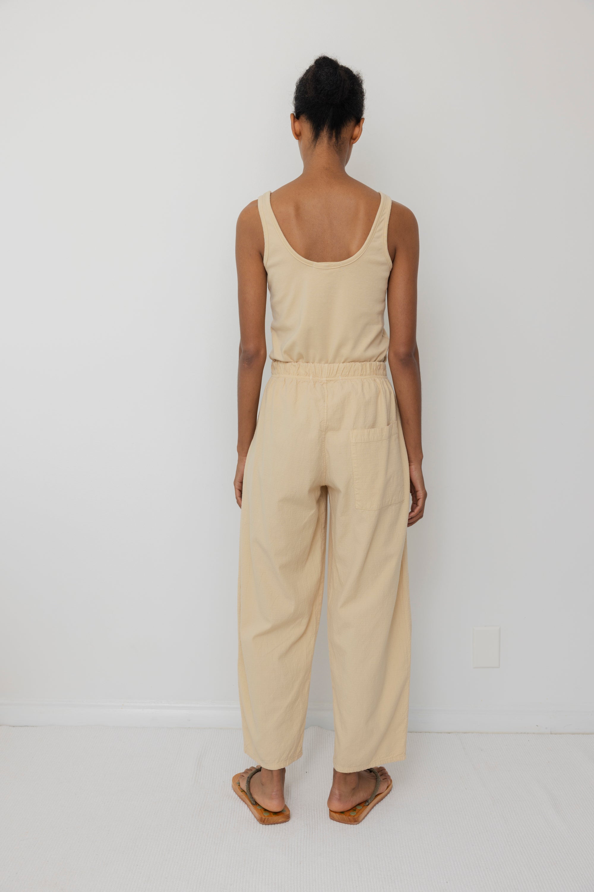 Wide Trouser : Barley