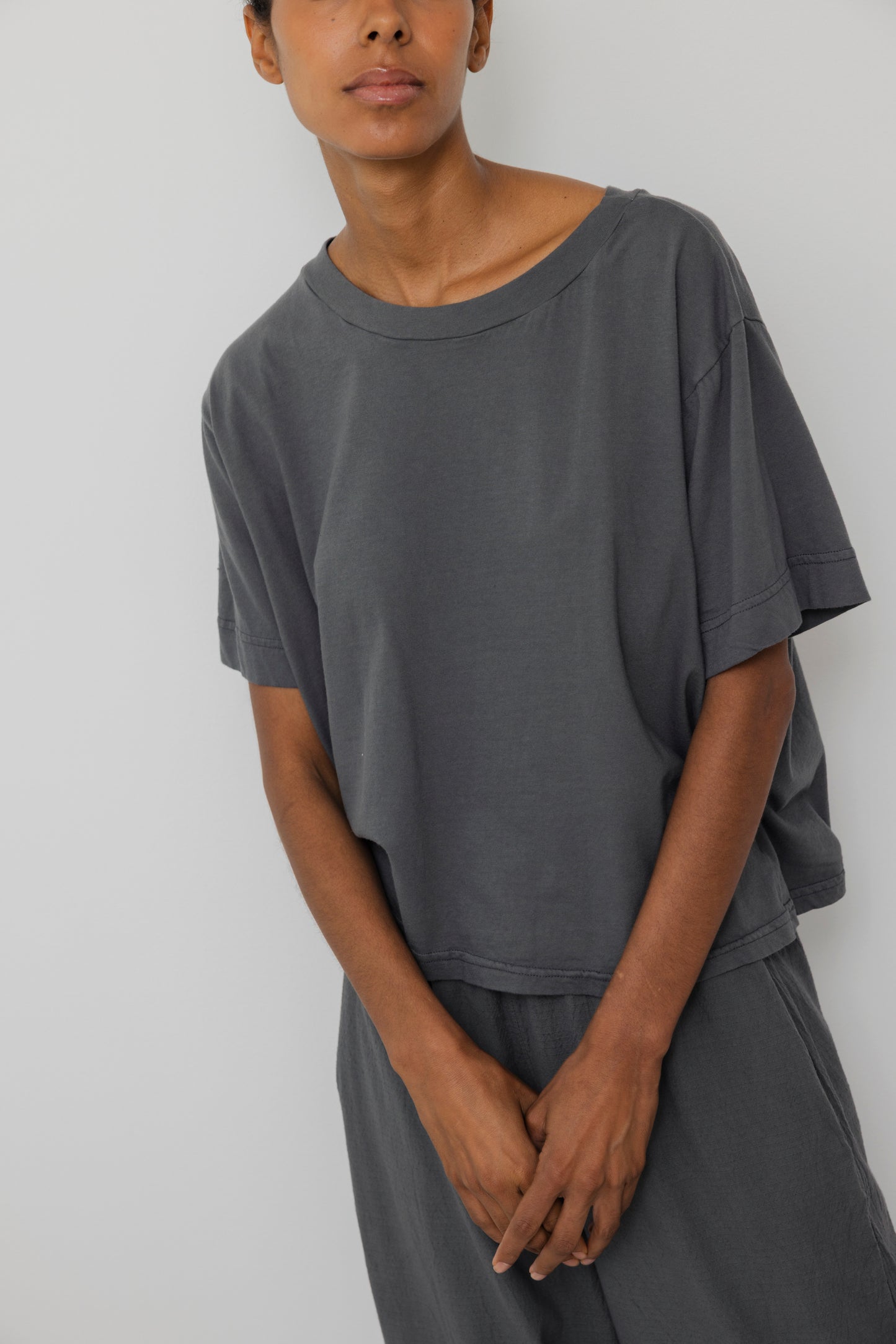 Box Tee : Stone