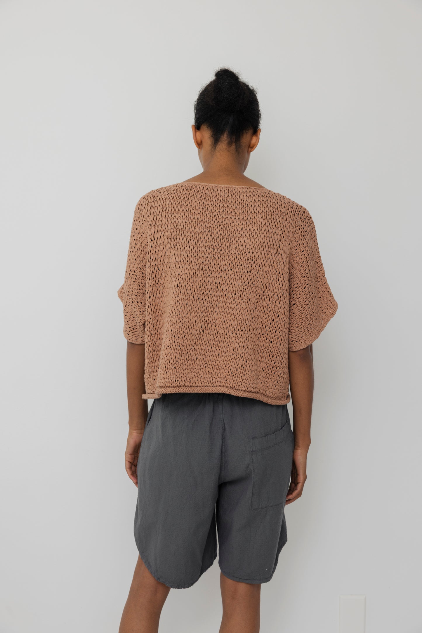 Handknit Tee : Clay