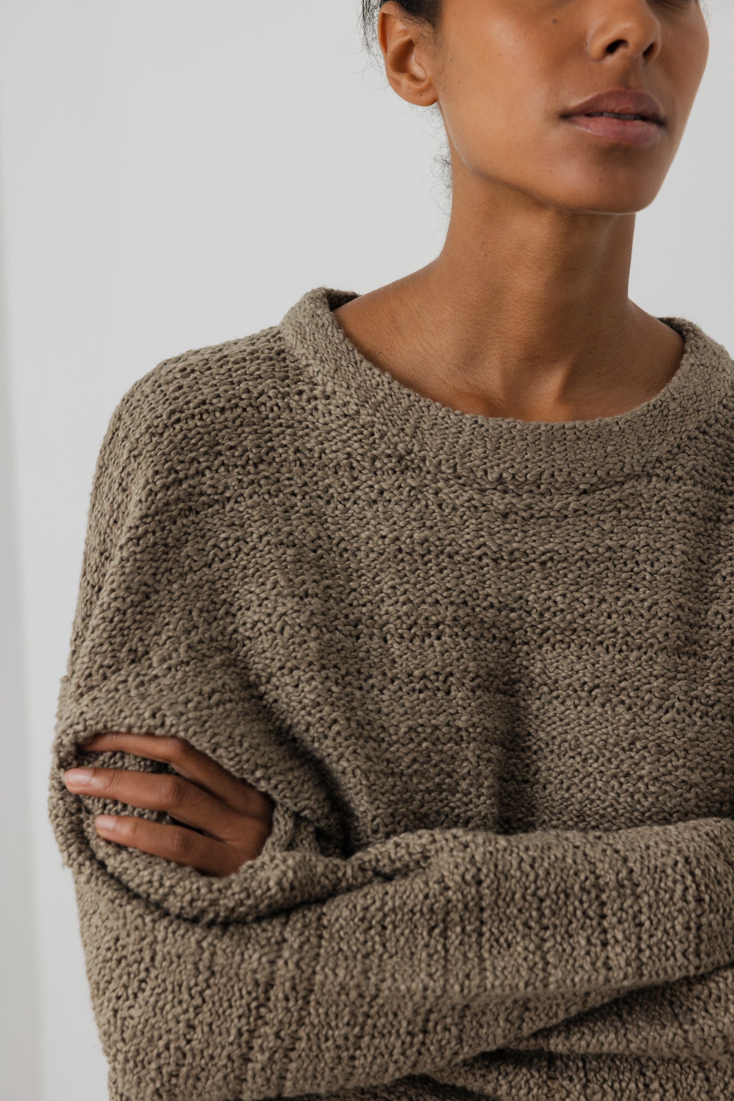 Loose Pullover : Moss
