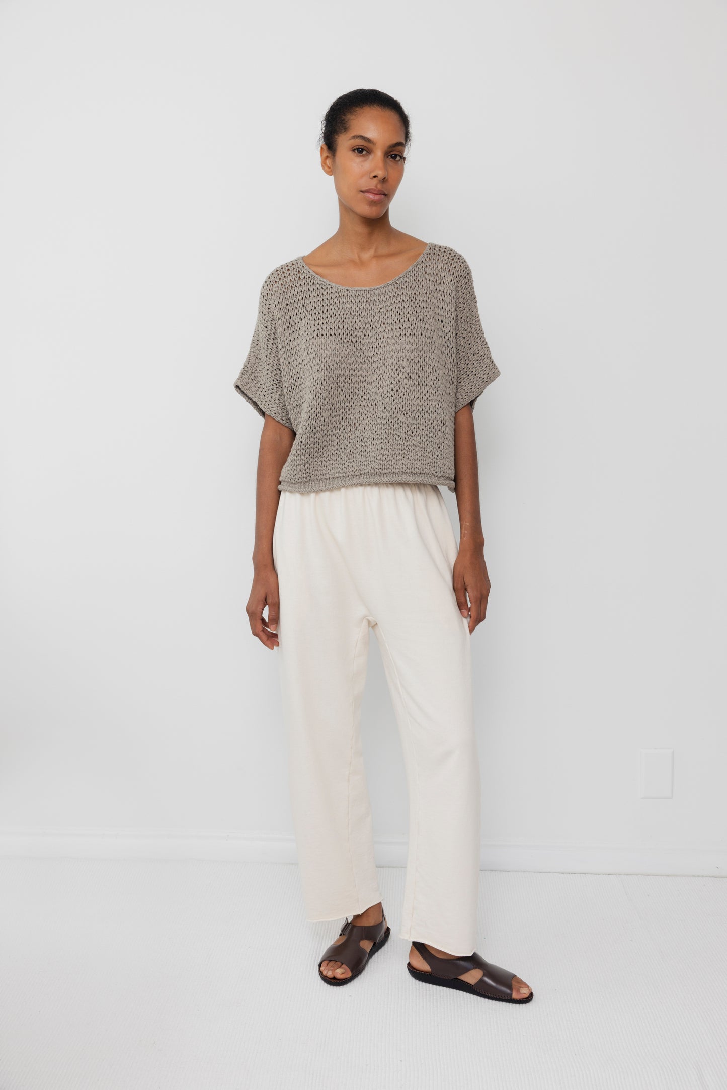 Handknit Tee : Shale