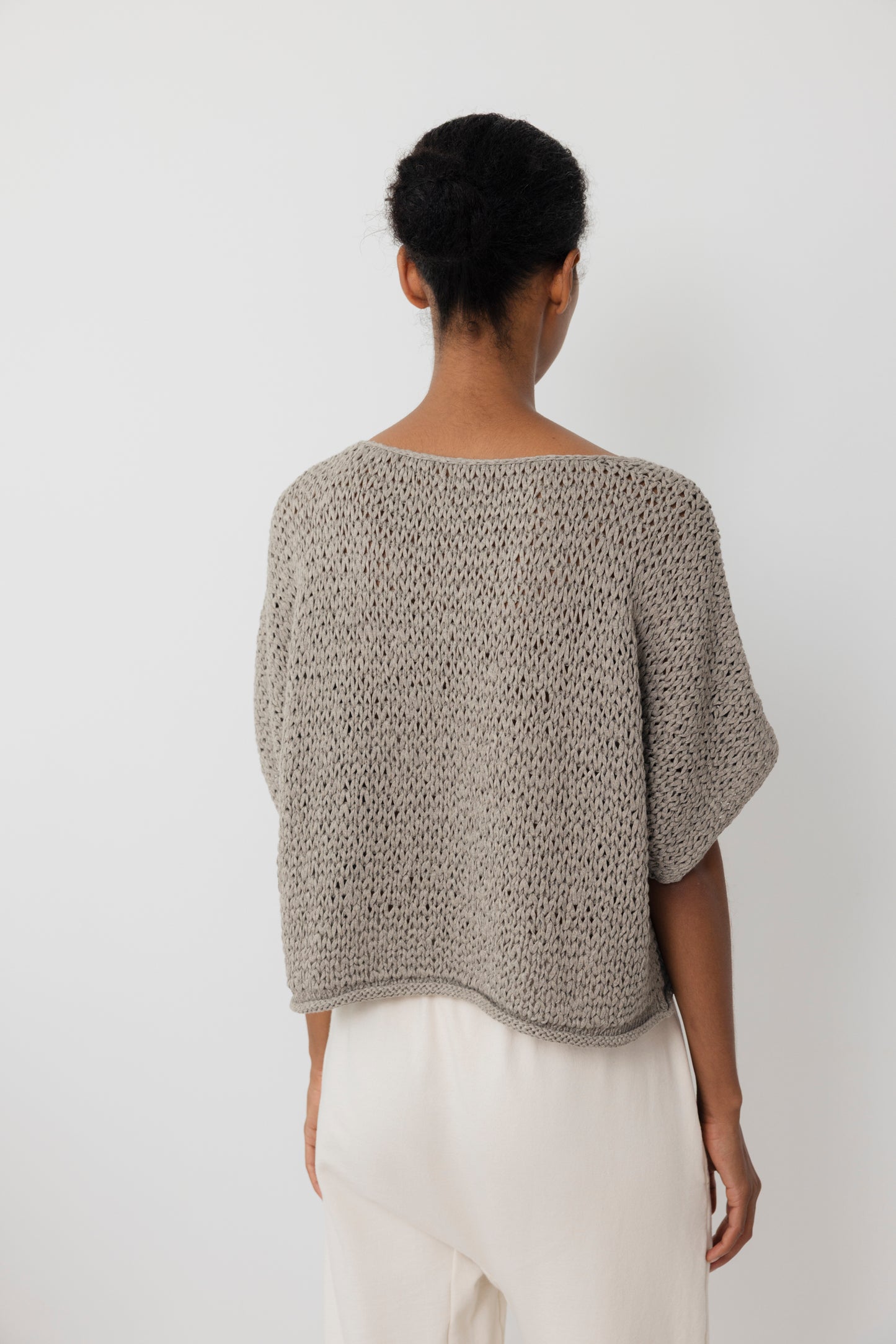 Handknit Tee : Shale