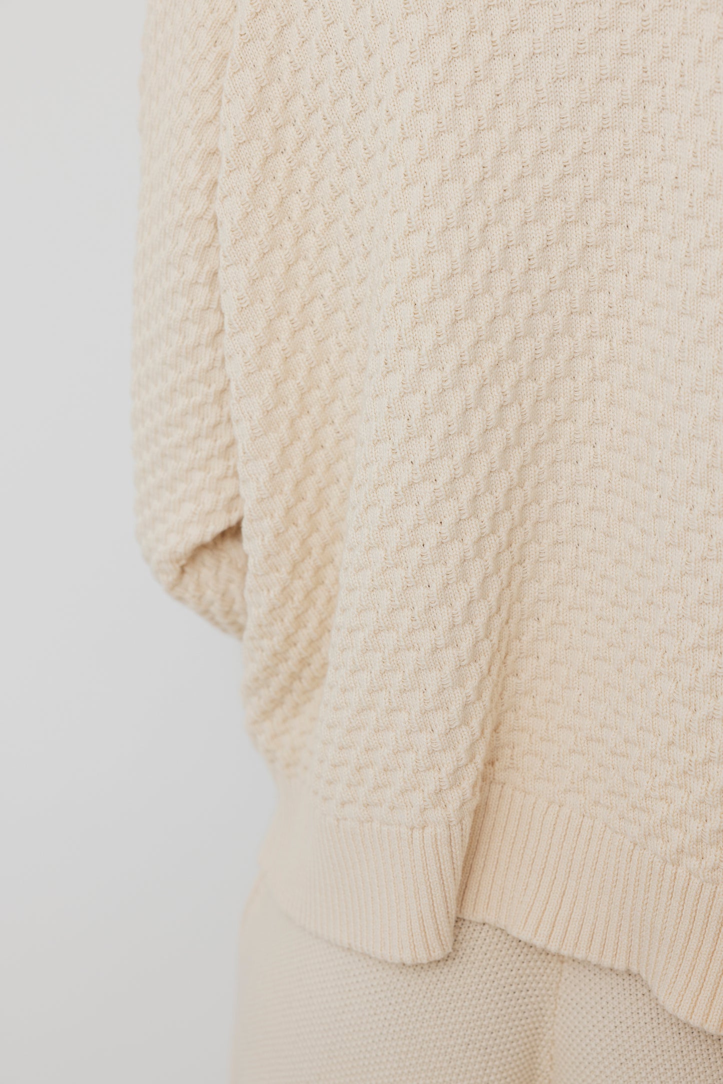 Textured Cardigan : Natural
