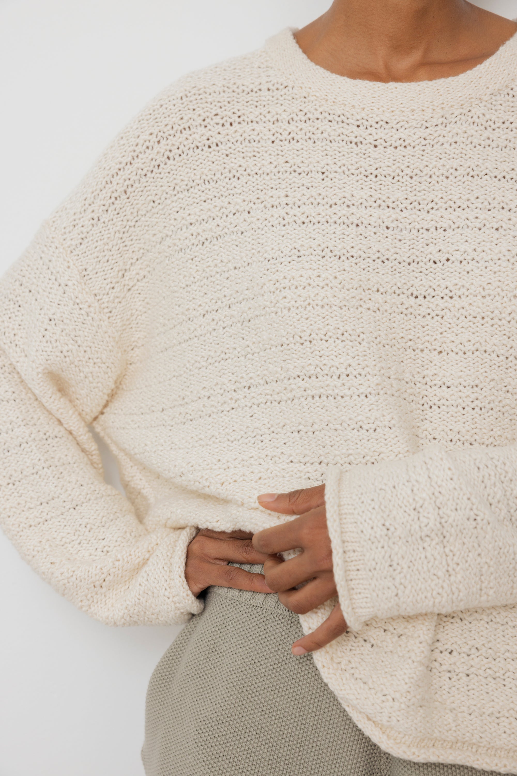 Loose Pullover : Natural